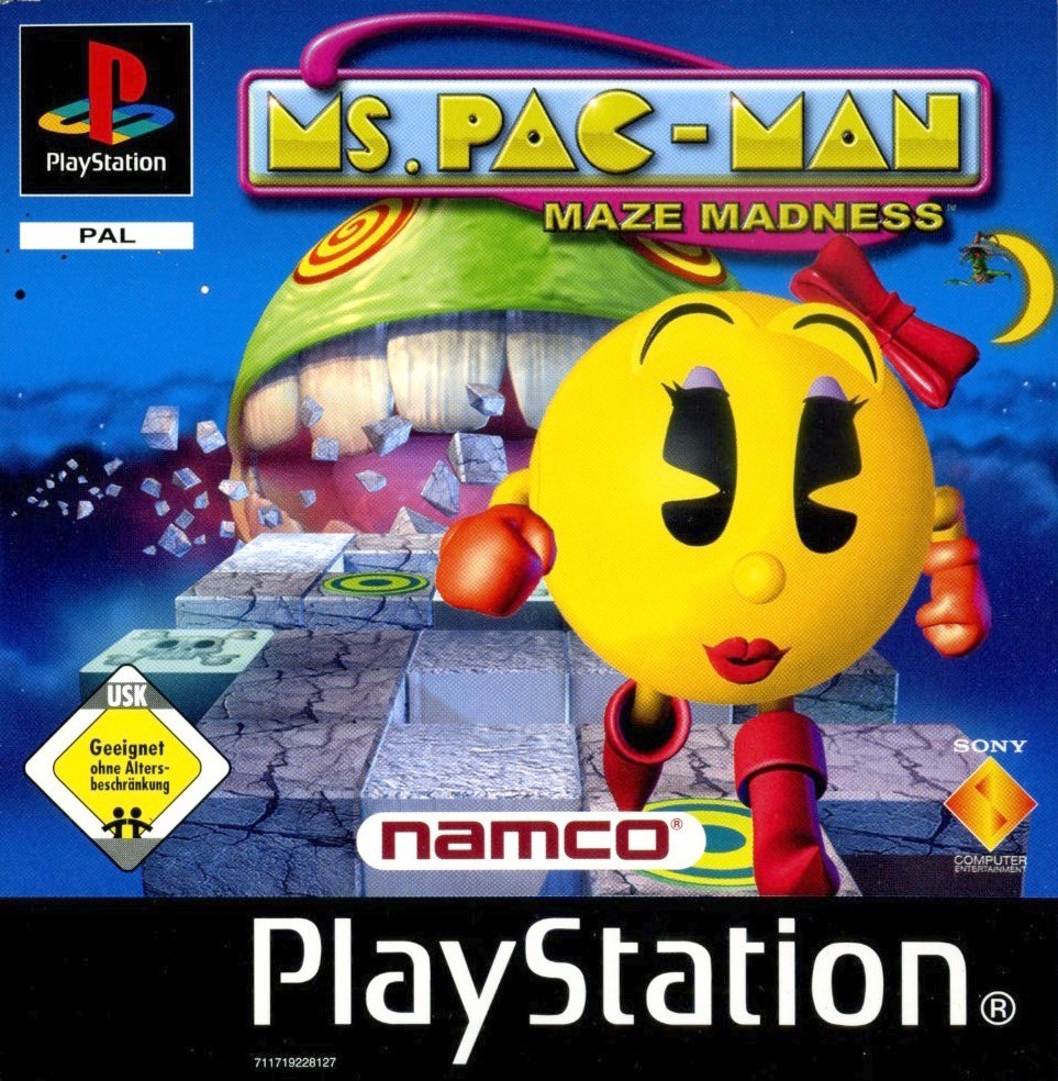 Portada de Ms Pac-Man - Maze Madness · PAL Alemania