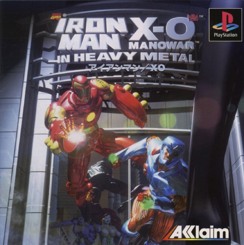 Portada de Iron Man X-O Manowar In Heavy Metal · NTSC-J Japón