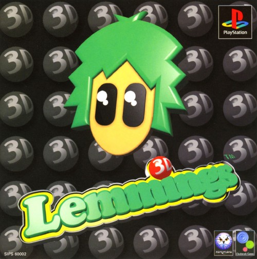 Portada de Lemmings 3D · NTSC-J Japón