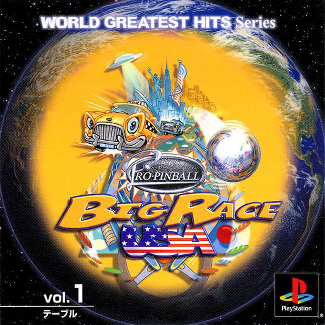 Portada de Pro Pinball Big Race USA [World Greatest Hits Series] · JP