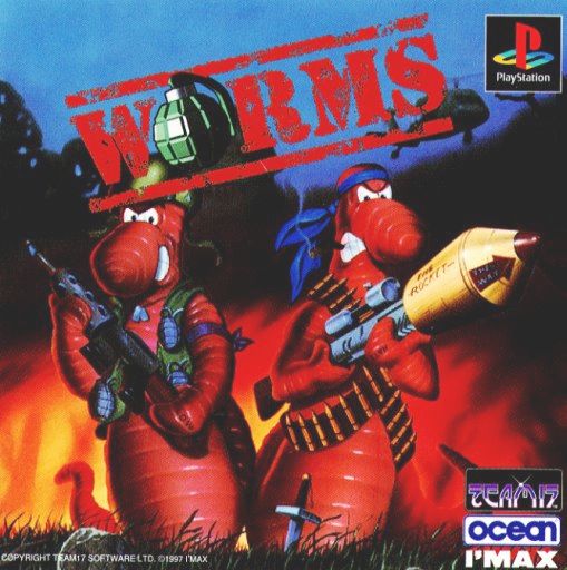 Portada de Worms · NTSC-J Japón