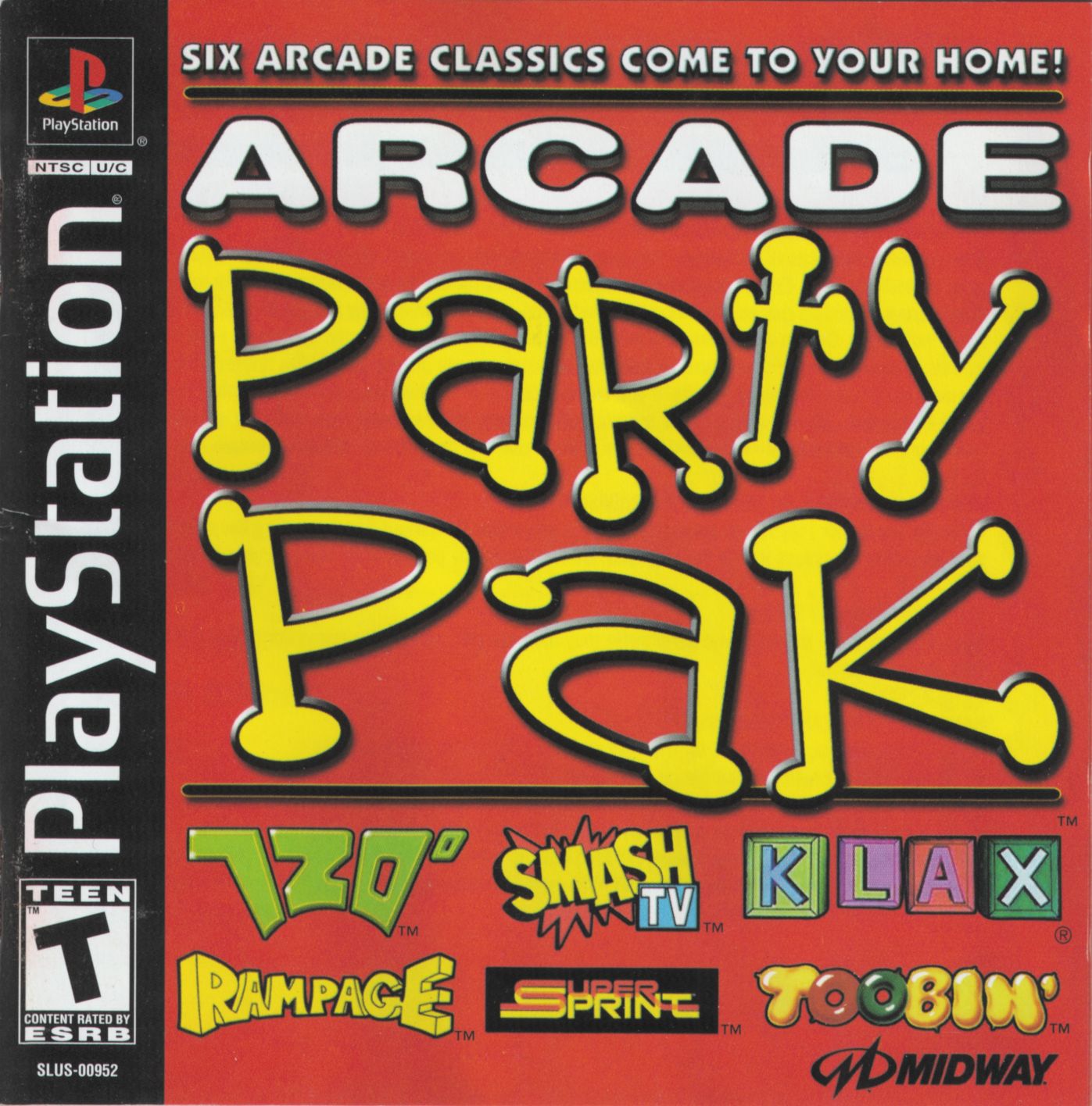 Portada de Arcade Party Pak · US