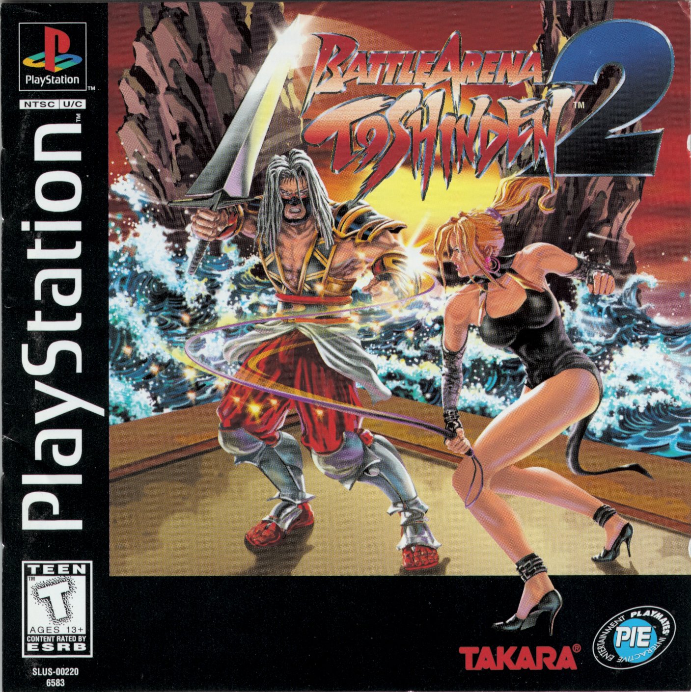 Portada de Battle Arena Toshinden 2 · US