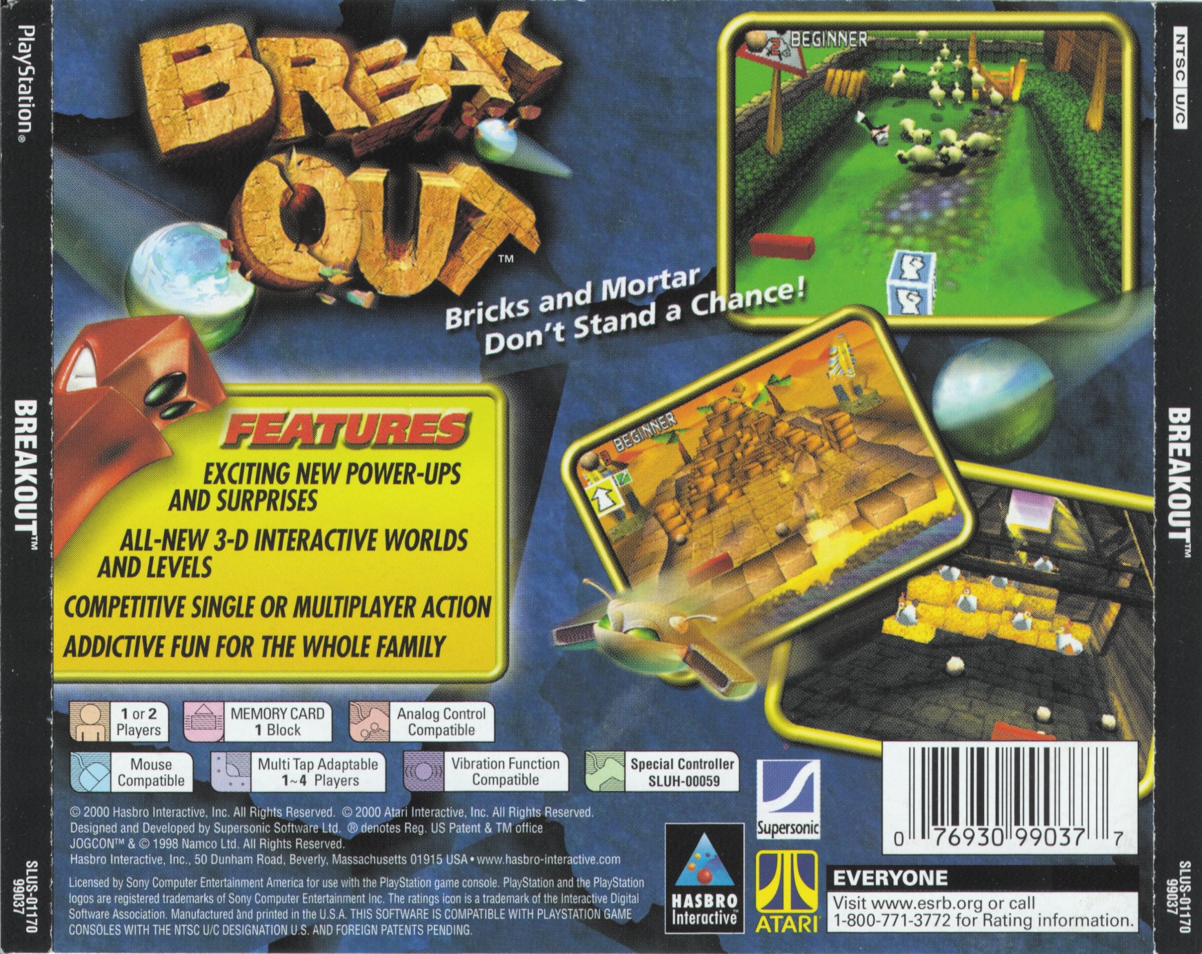 Contraportada de Breakout · US