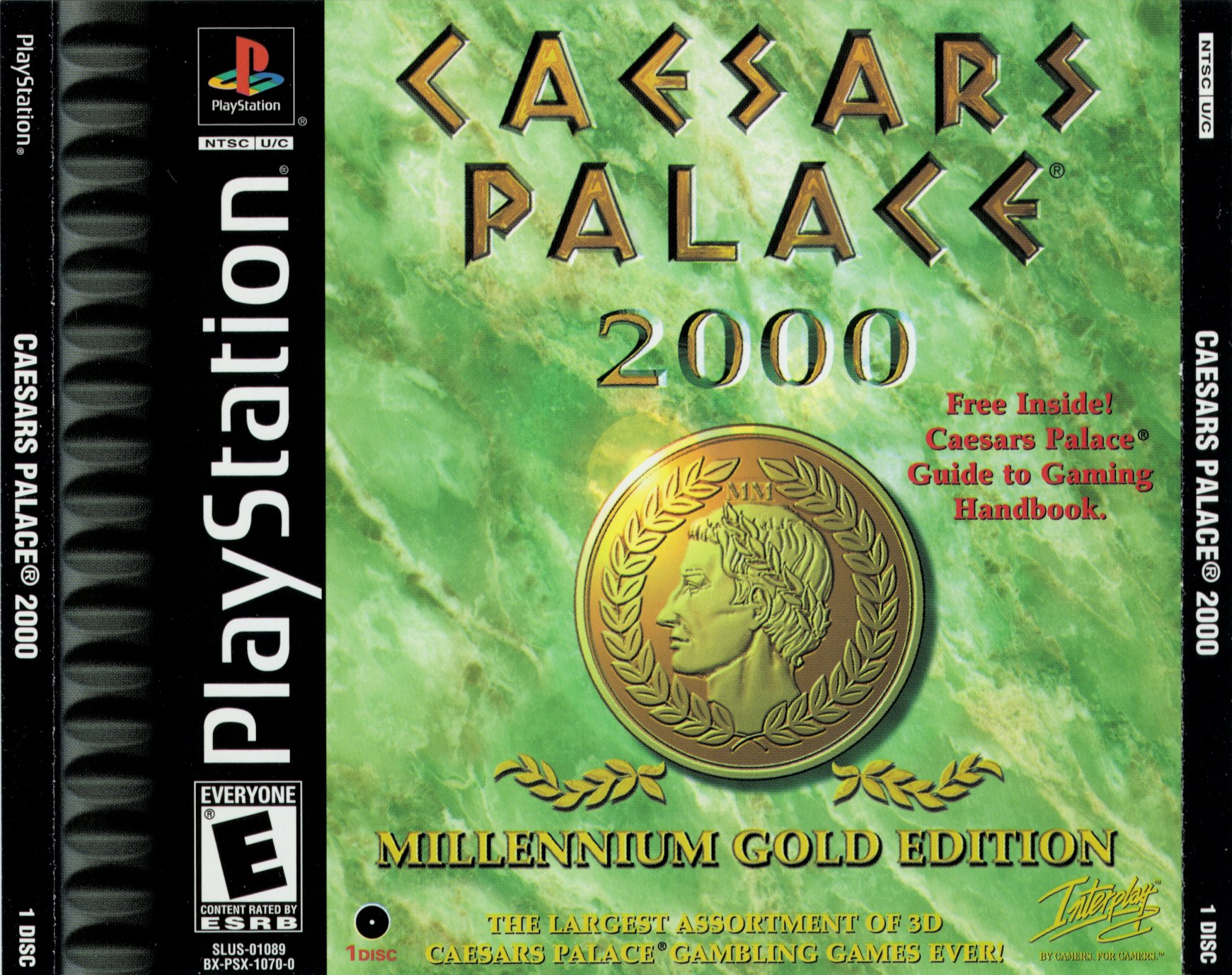 Portada de Caesars Palace 2000: Millennium Gold Edition · NTSC USA