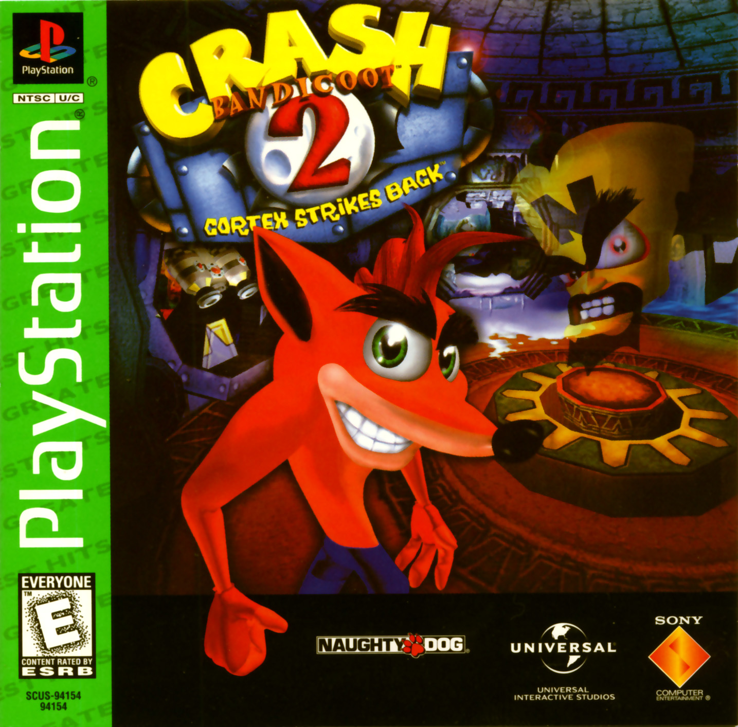 Portada · Greatest Hits de Crash Bandicoot 2 Cortex Strikes Back · US