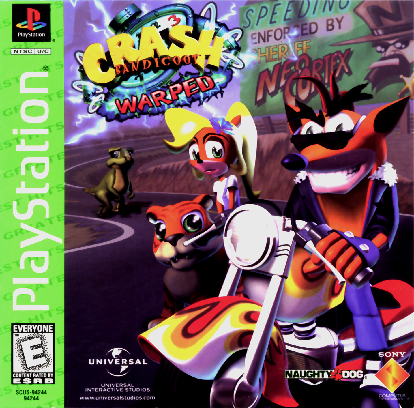 Portada · Greatest Hits de Crash Bandicoot Warped · US
