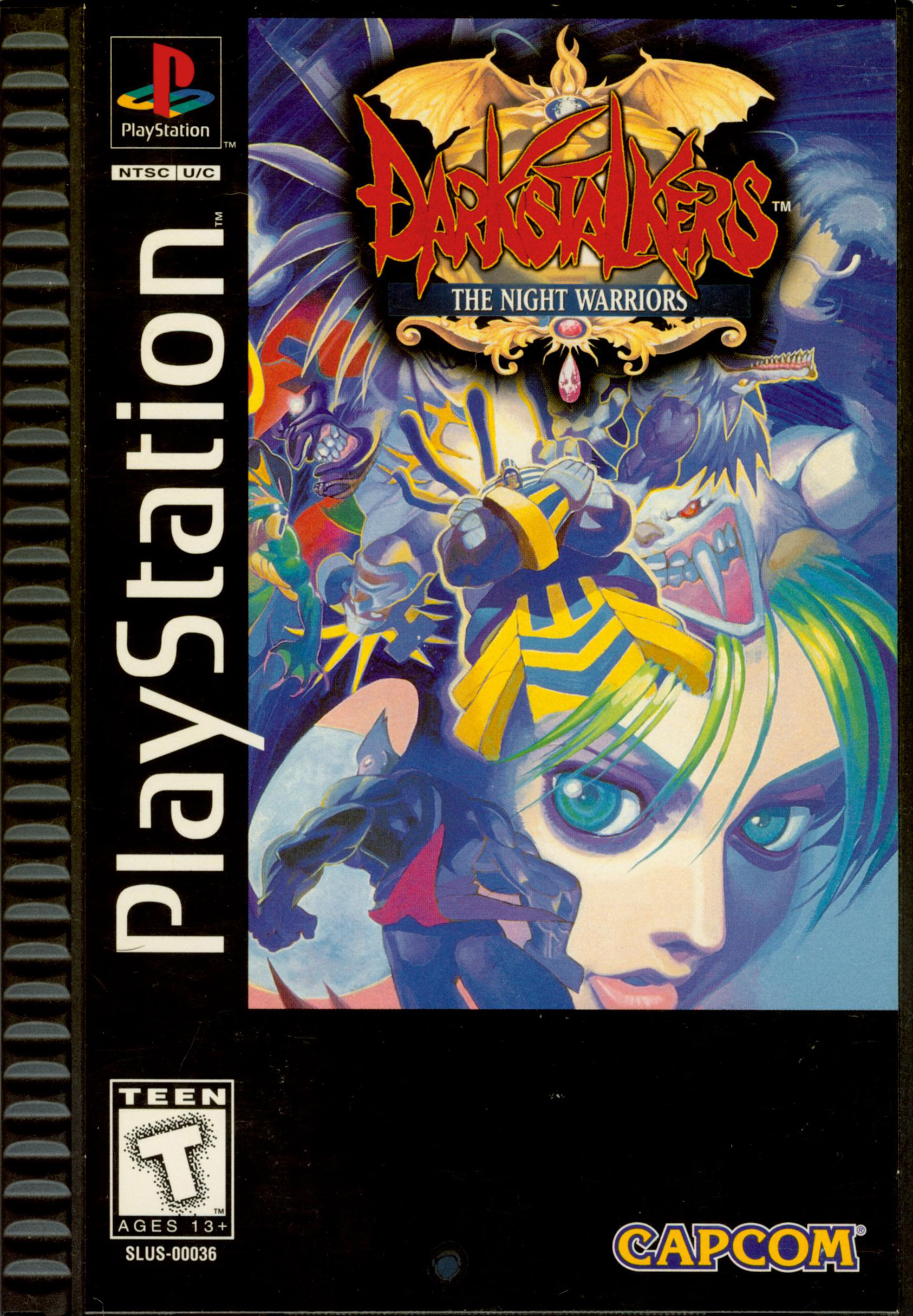 Portada de Darkstalkers The Night Warriors · US
