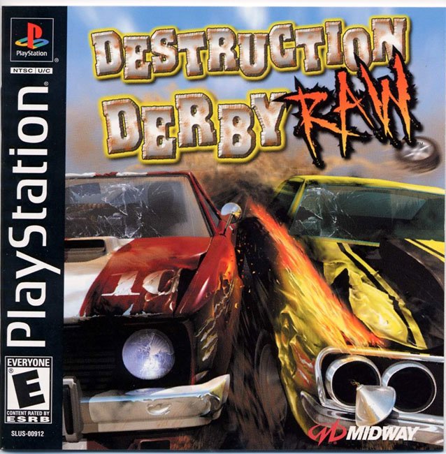 Portada de Destruction Derby Raw · US