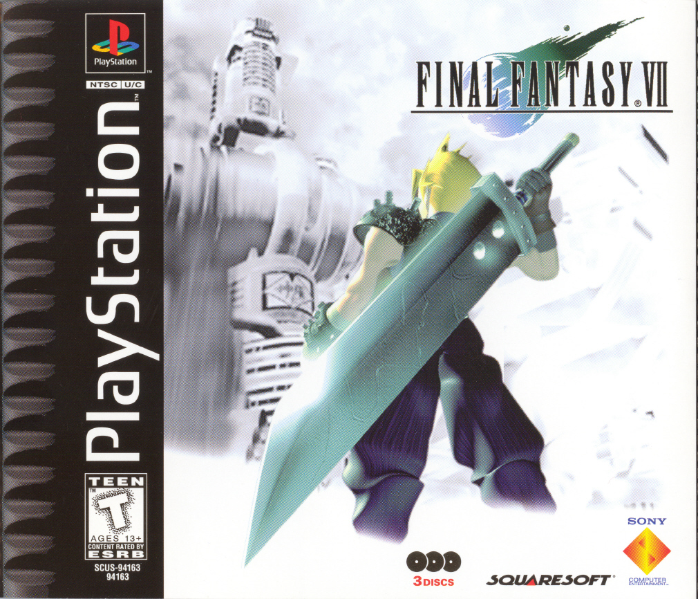 Portada de Final Fantasy VII · NTSC USA