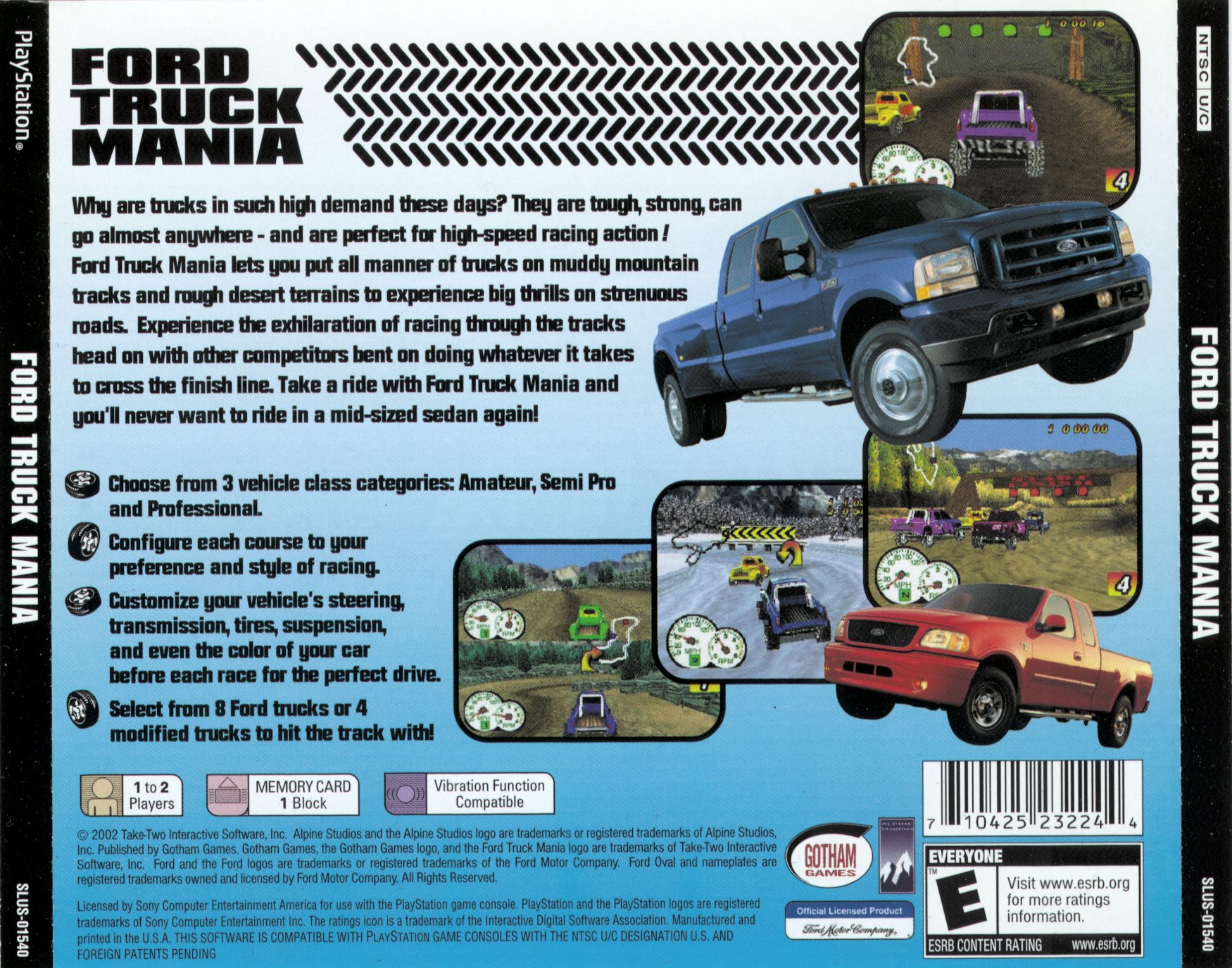 Contraportada de Ford Truck Mania · US