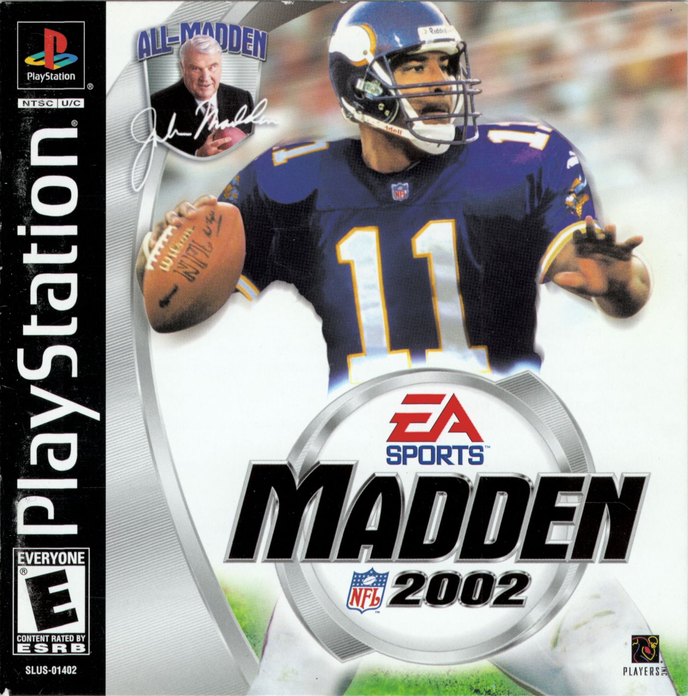 Portada de Madden 2002 · US