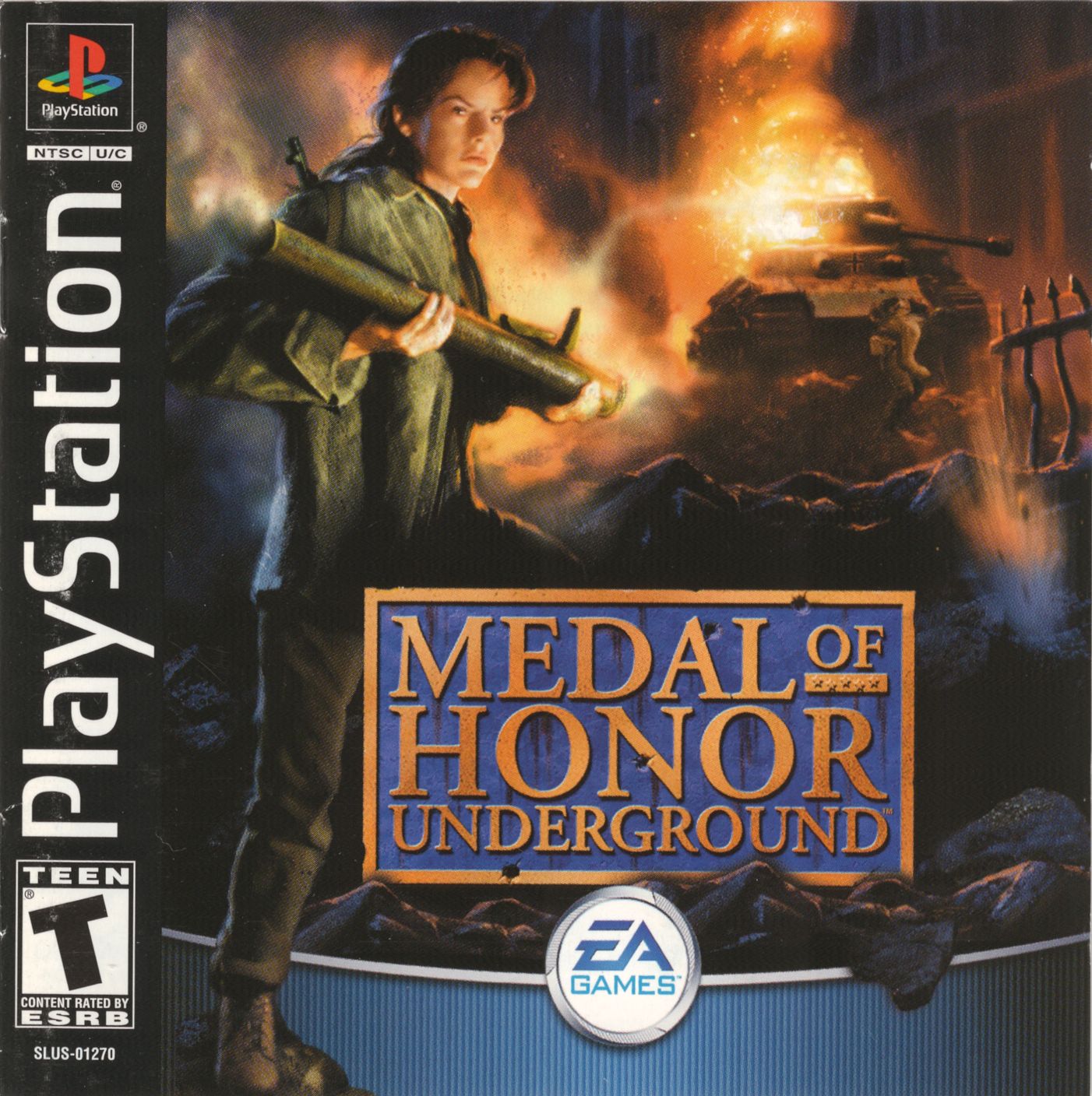 Portada de Medal of Honor Underground · US