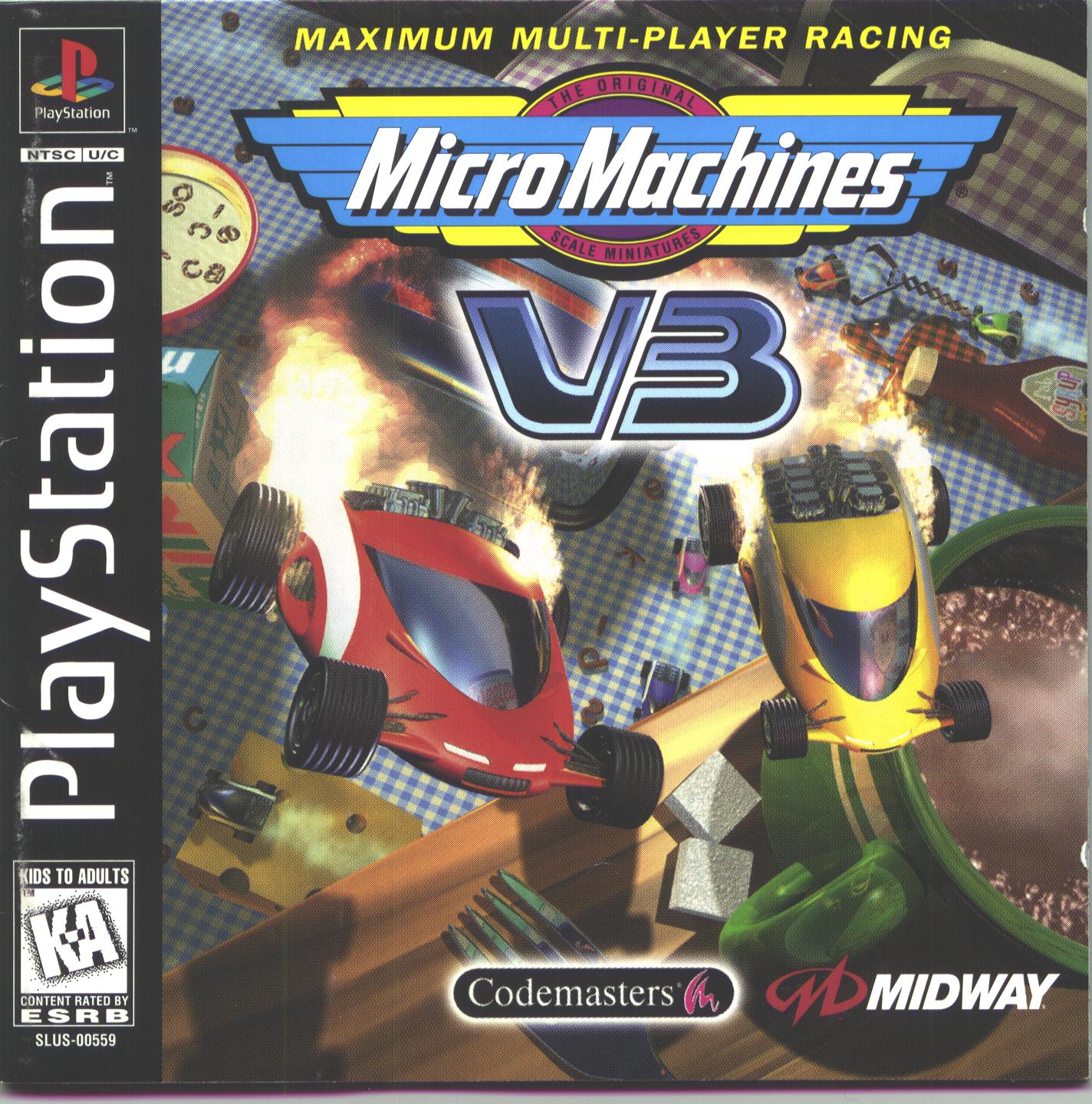 Portada de Micro Machines V3 · US