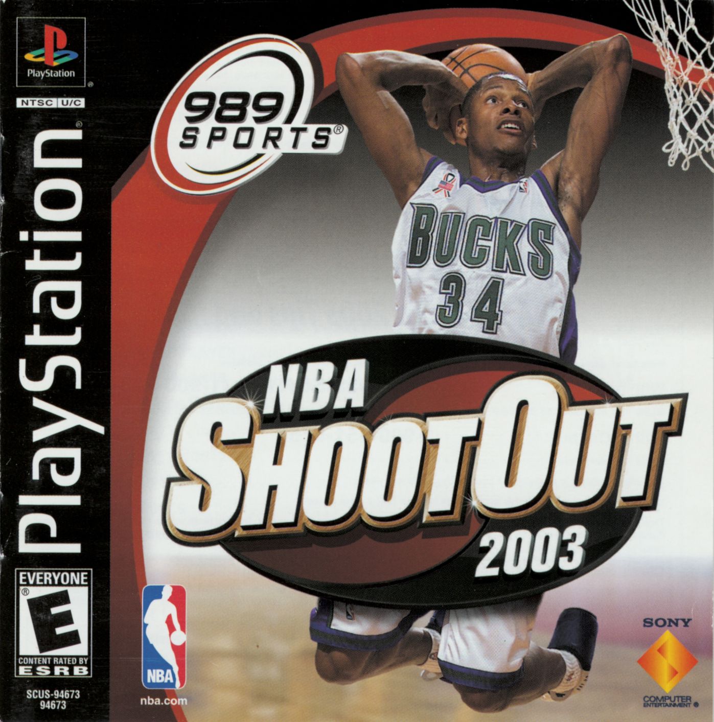 Portada de NBA ShootOut 2003 · US
