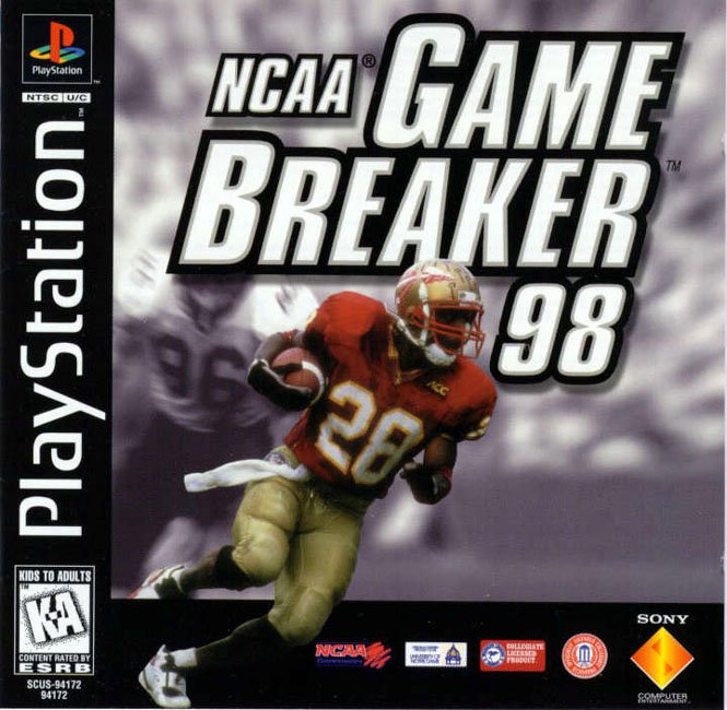 Portada de NCAA GameBreaker '98 · US