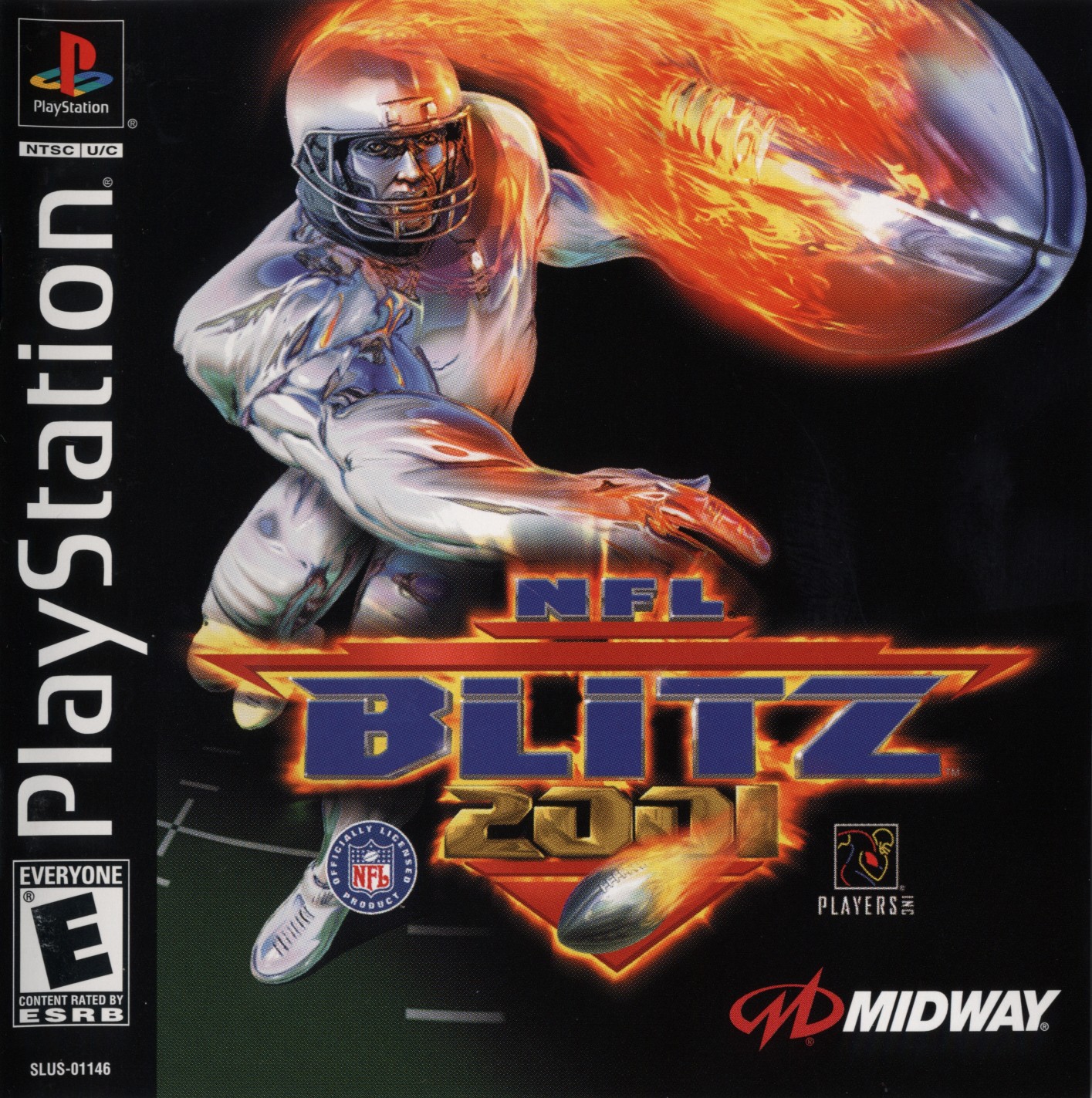Portada de NFL Blitz 2001 · US