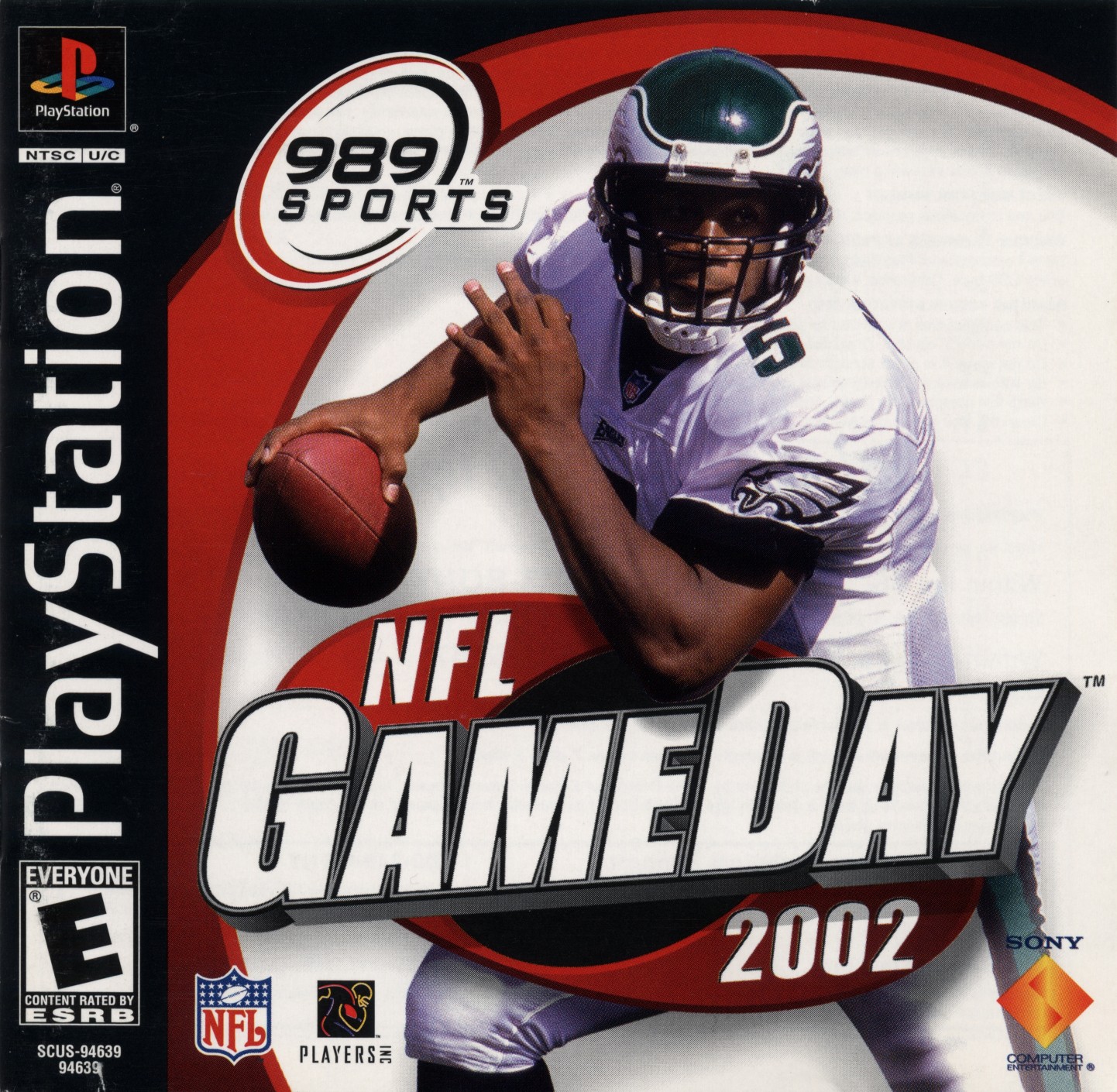 Portada de NFL GameDay 2002 · US