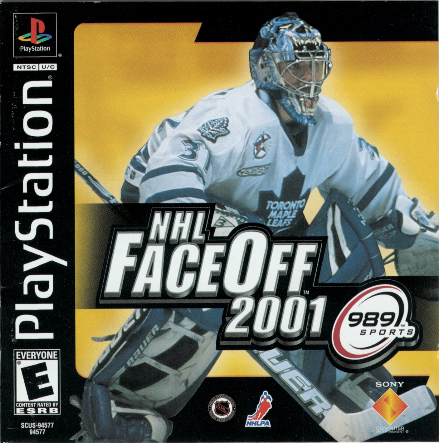 Portada de NHL FaceOff 2001 · US
