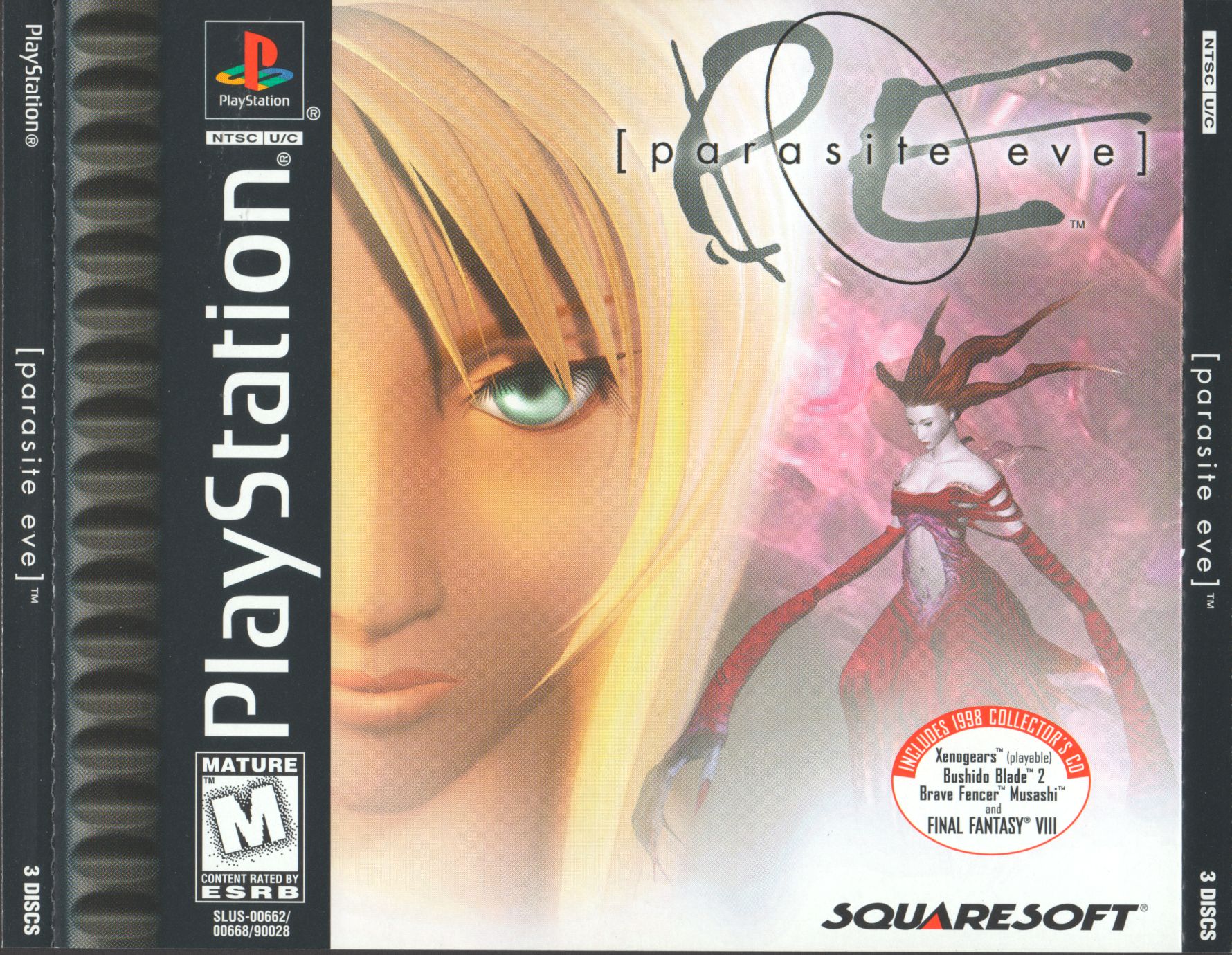 Portada de Parasite Eve · US