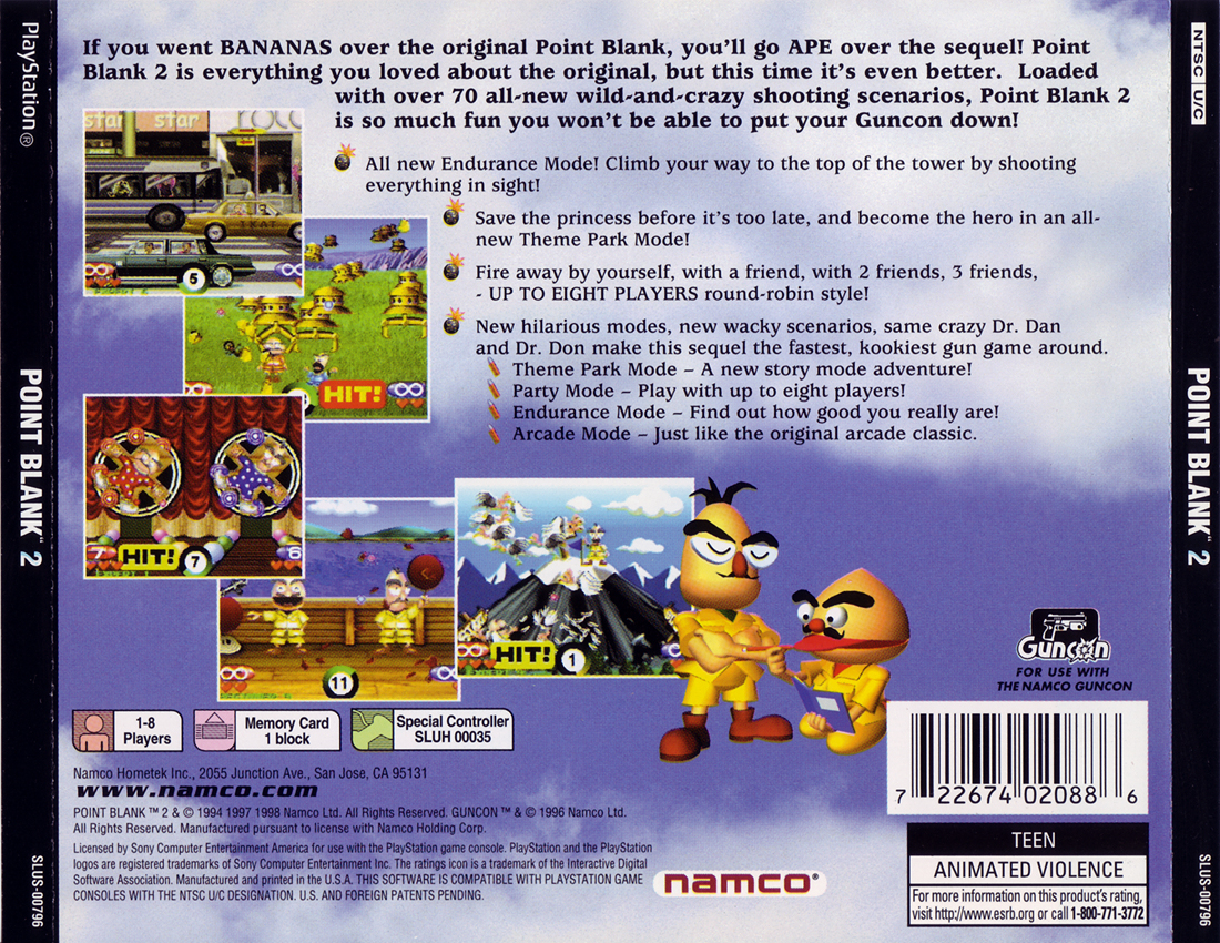 Contraportada de Point Blank 2 · US