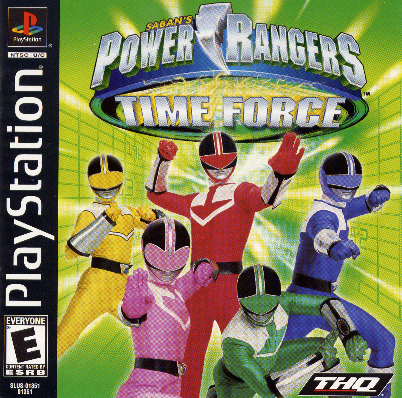 Portada de Power Rangers Time Force · US