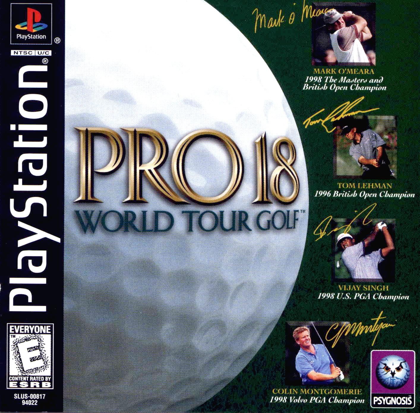 Portada de Pro 18 World Tour Golf · US
