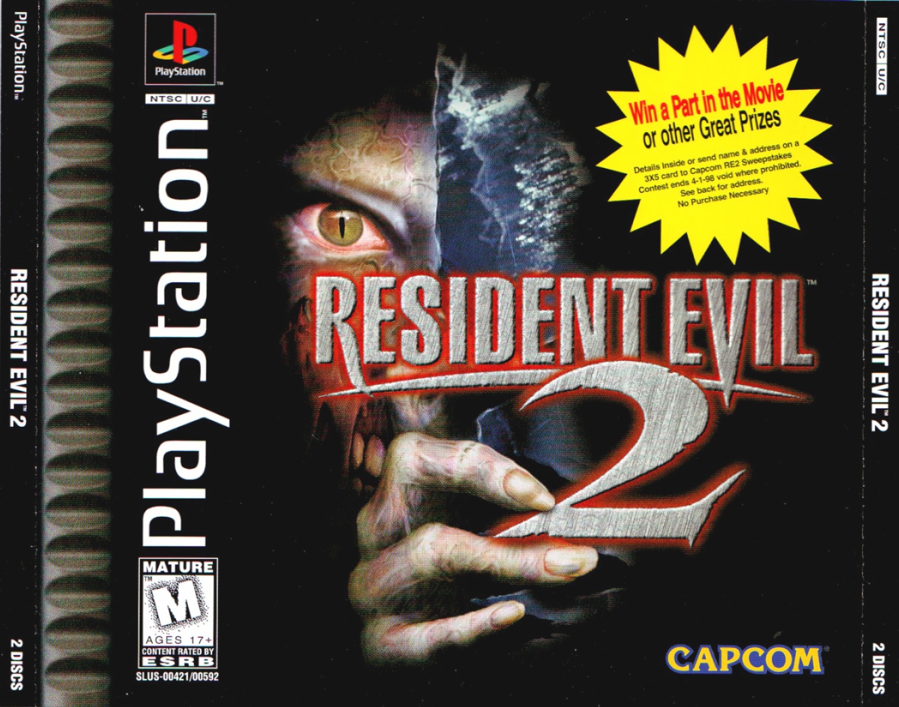 Portada de Resident Evil 2 · US