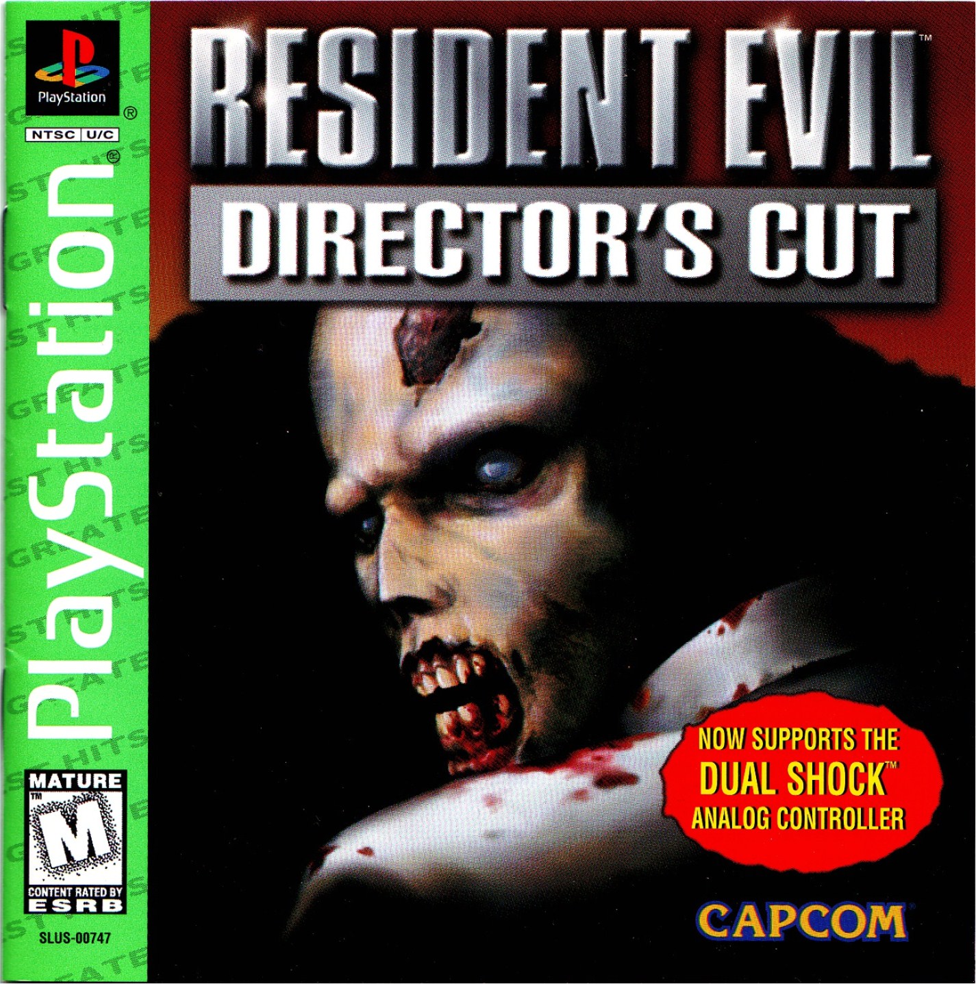 Portada · Greatest Hits de Resident Evil - Director's Cut - Dual Shock · US