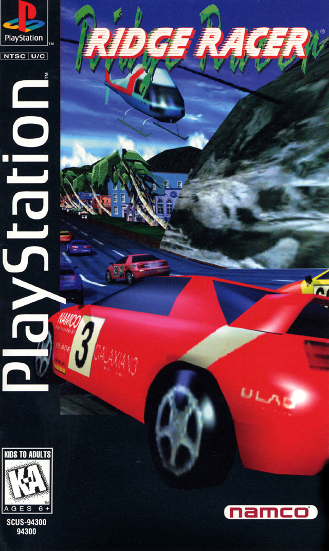 Portada de Ridge Racer · NTSC USA