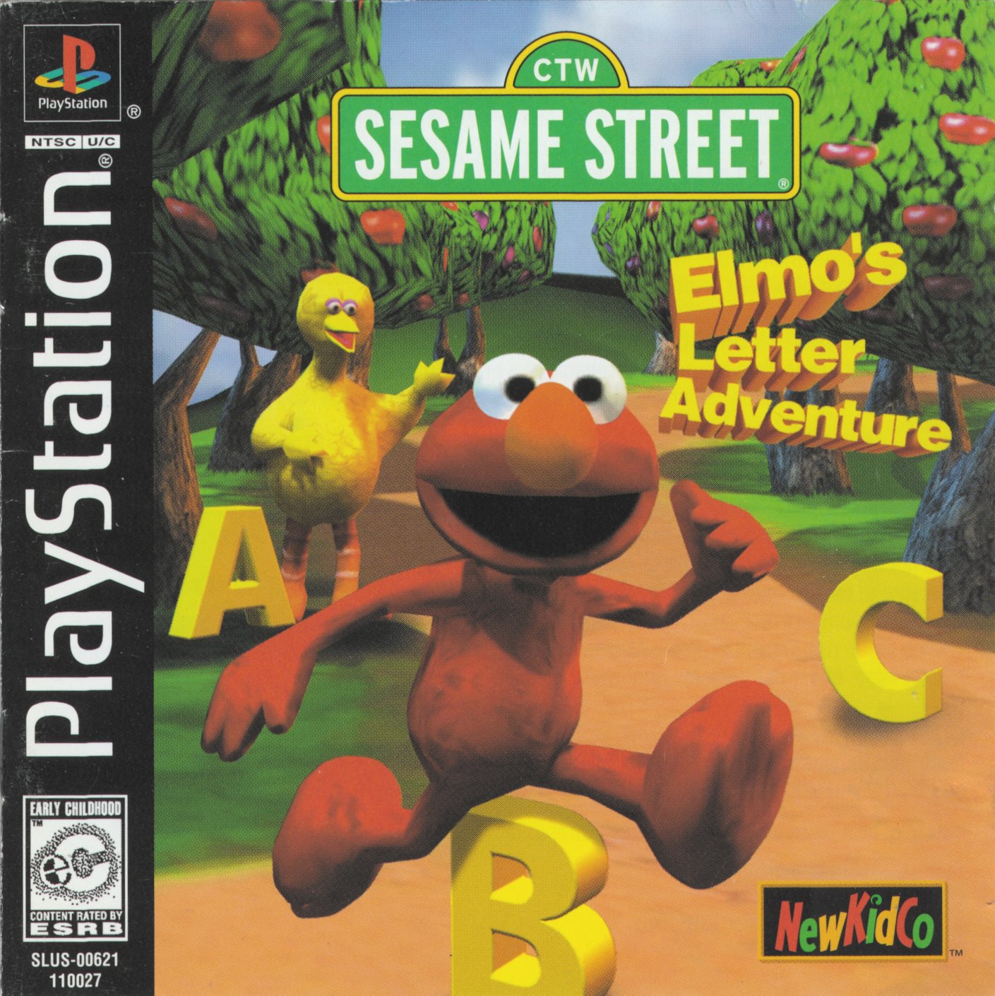 Portada de Sesame Street - Elmo's Letter Adventure · NTSC USA