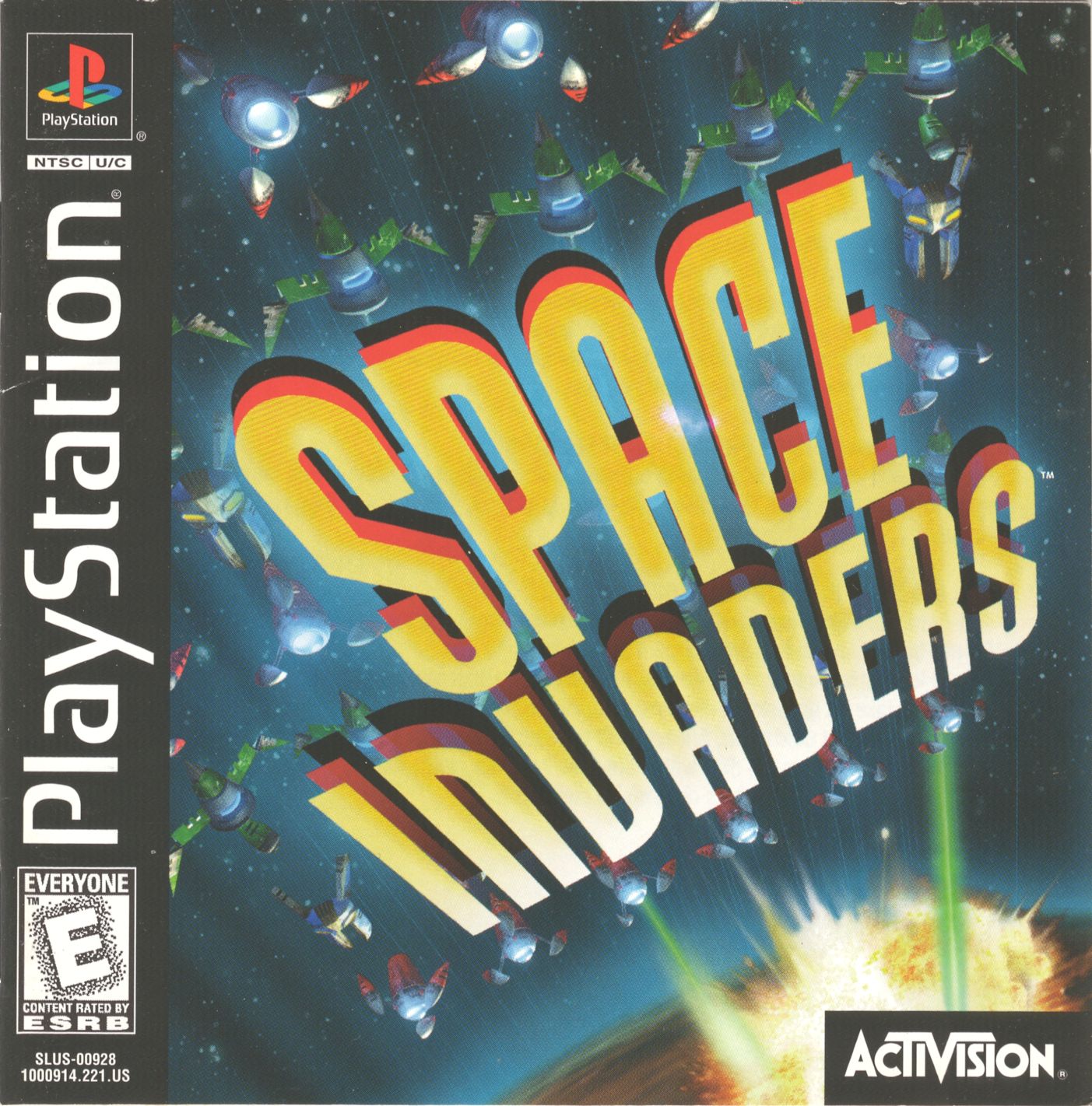 Portada de Space Invaders · US
