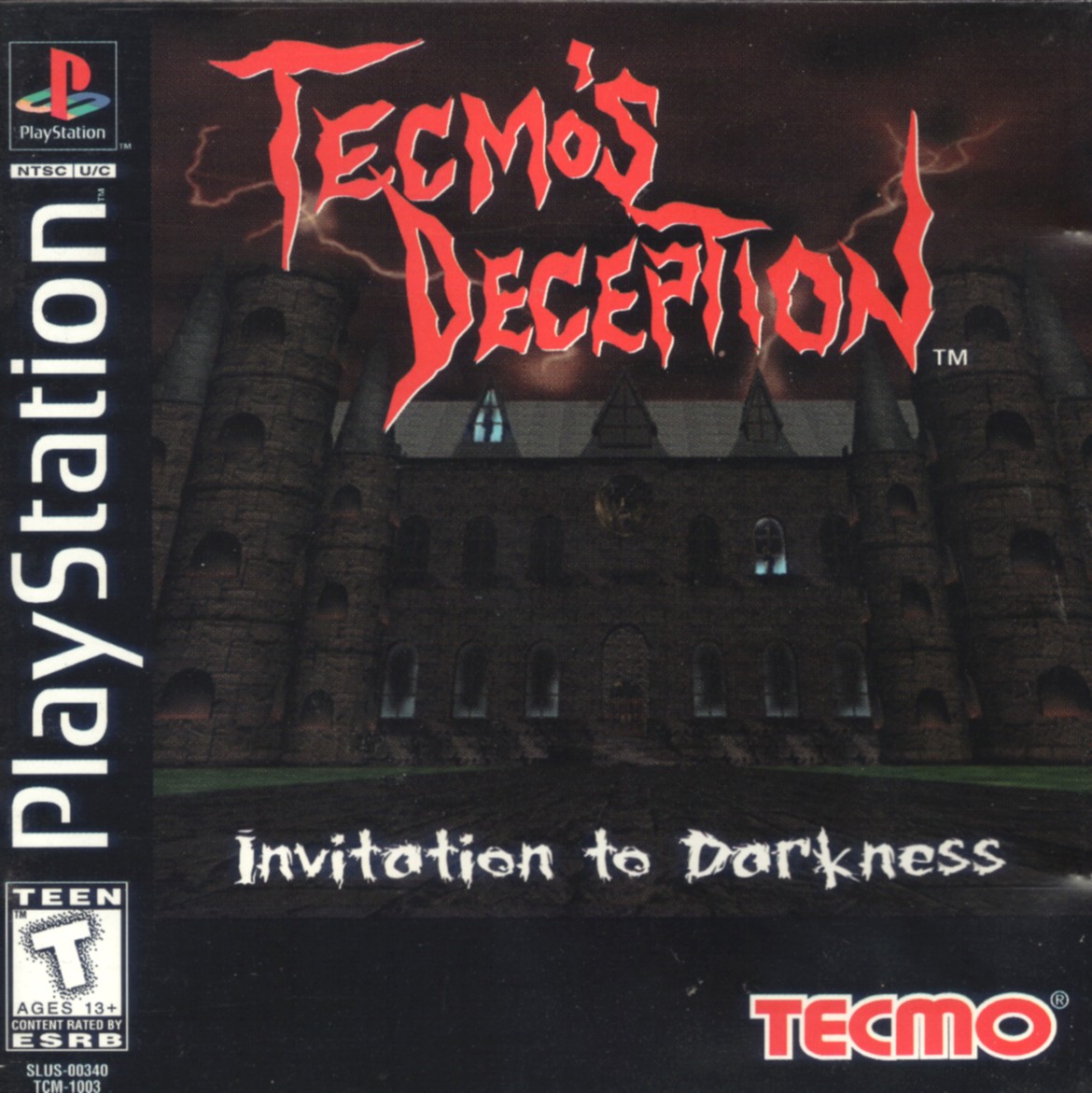 Portada de Tecmo's Deception Invitation to Darkness · US