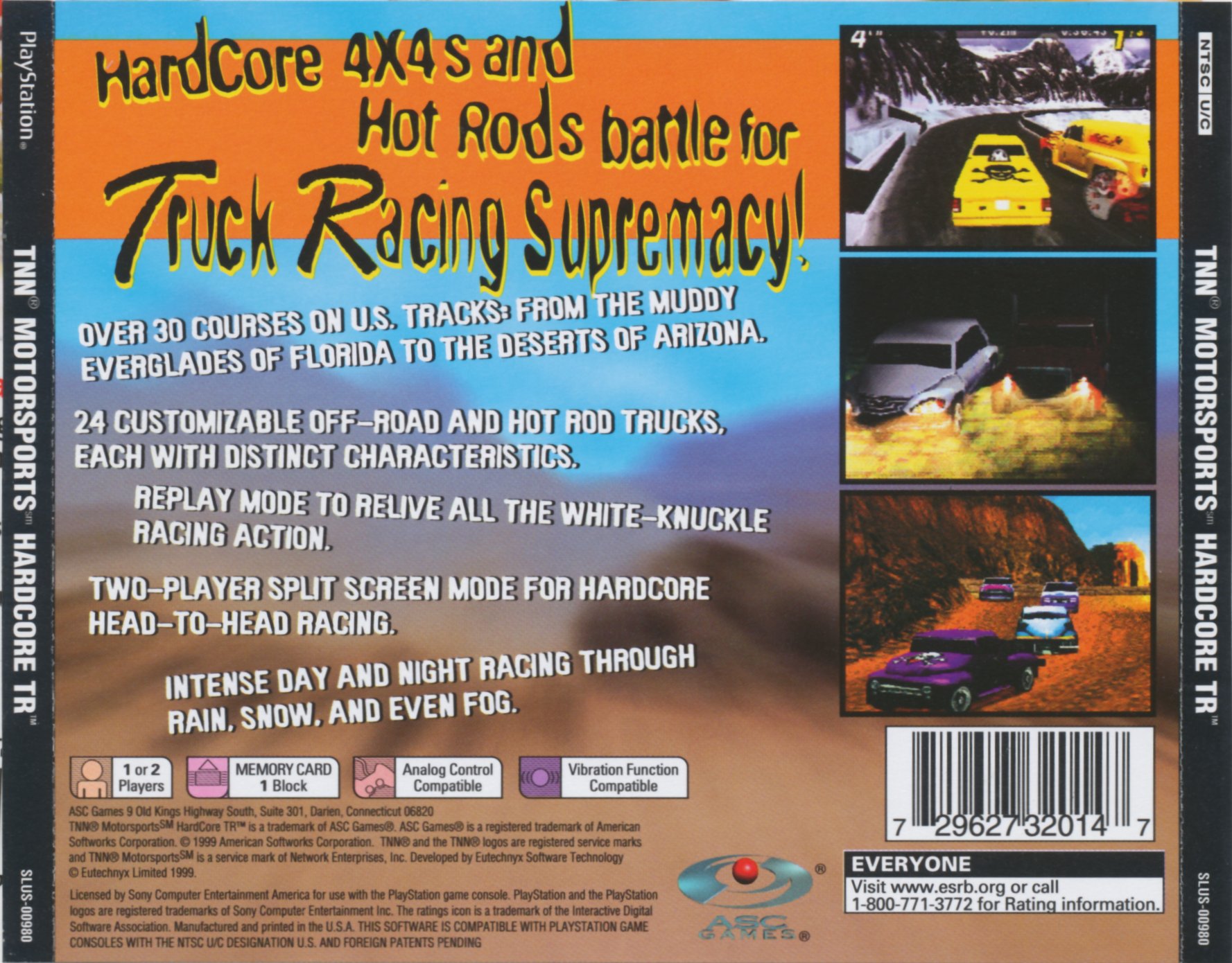 Contraportada de TNN Motorsports Hardcore TR · US