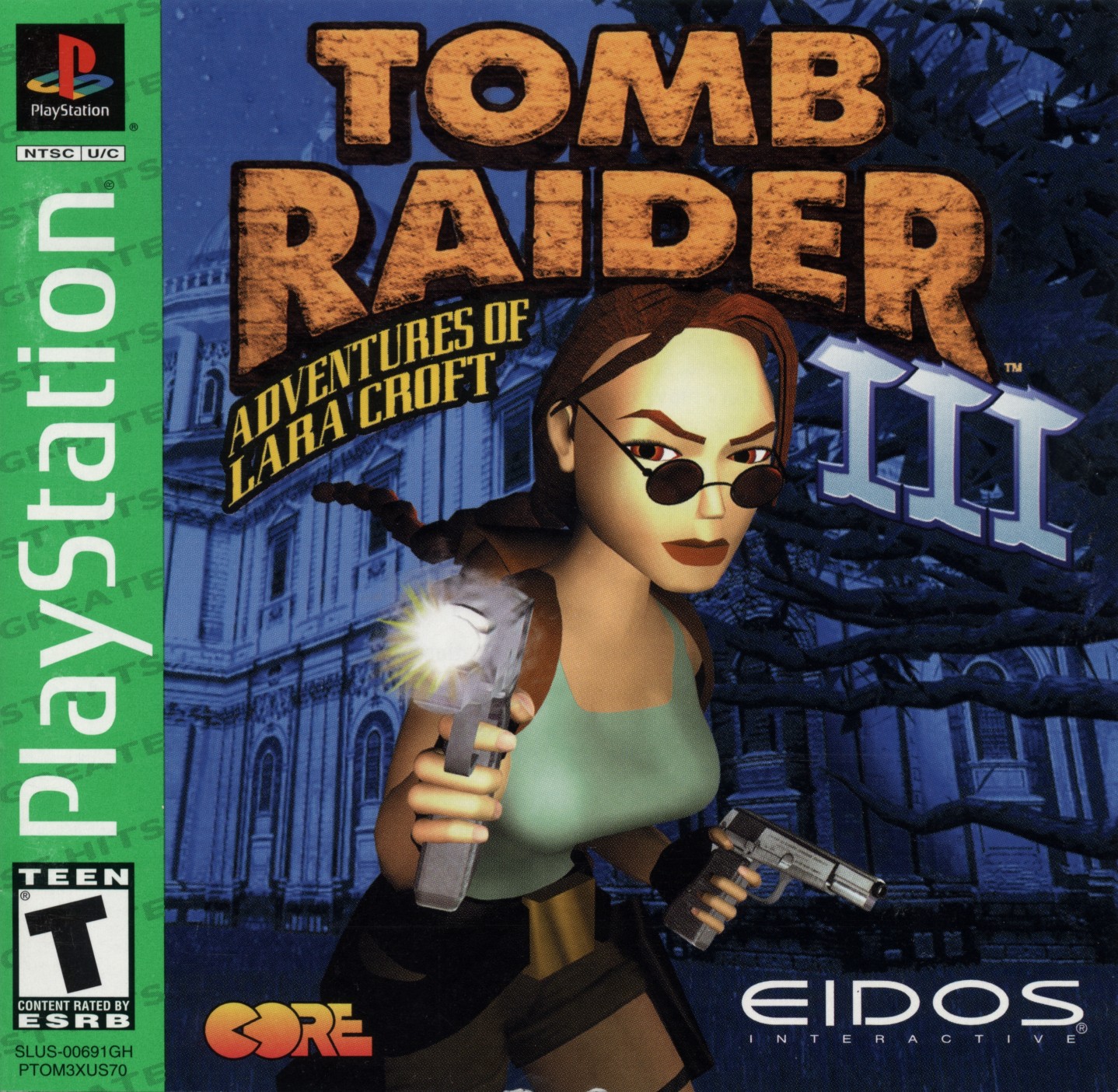 Portada · Greatest Hits de Tomb Raider III - Adventures of Lara Croft · US