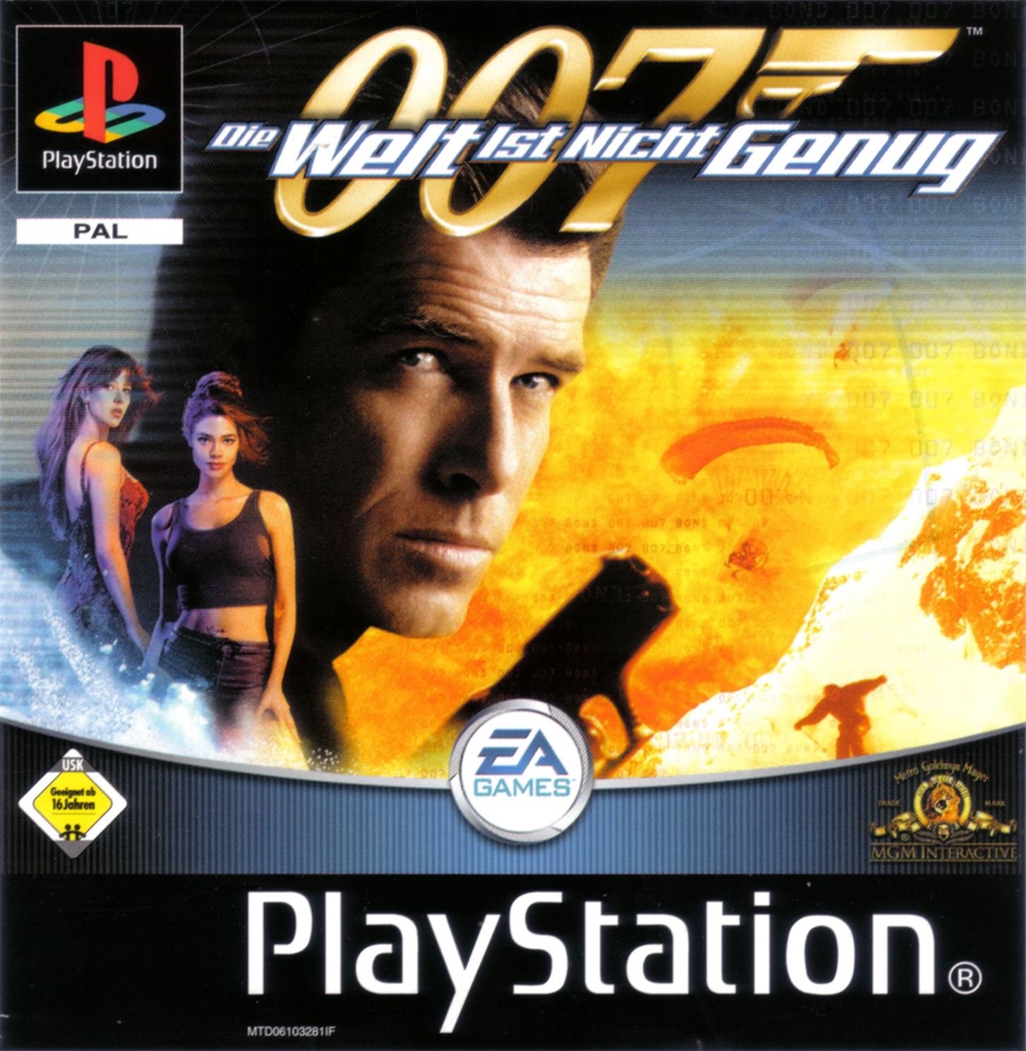 Portada de 007 - Die Welt Ist Nicht Genug · PAL Alemania