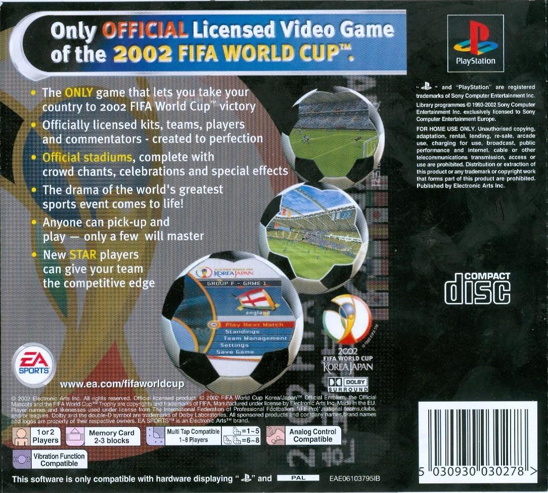 Contraportada de 2002 FIFA World Cup · EU
