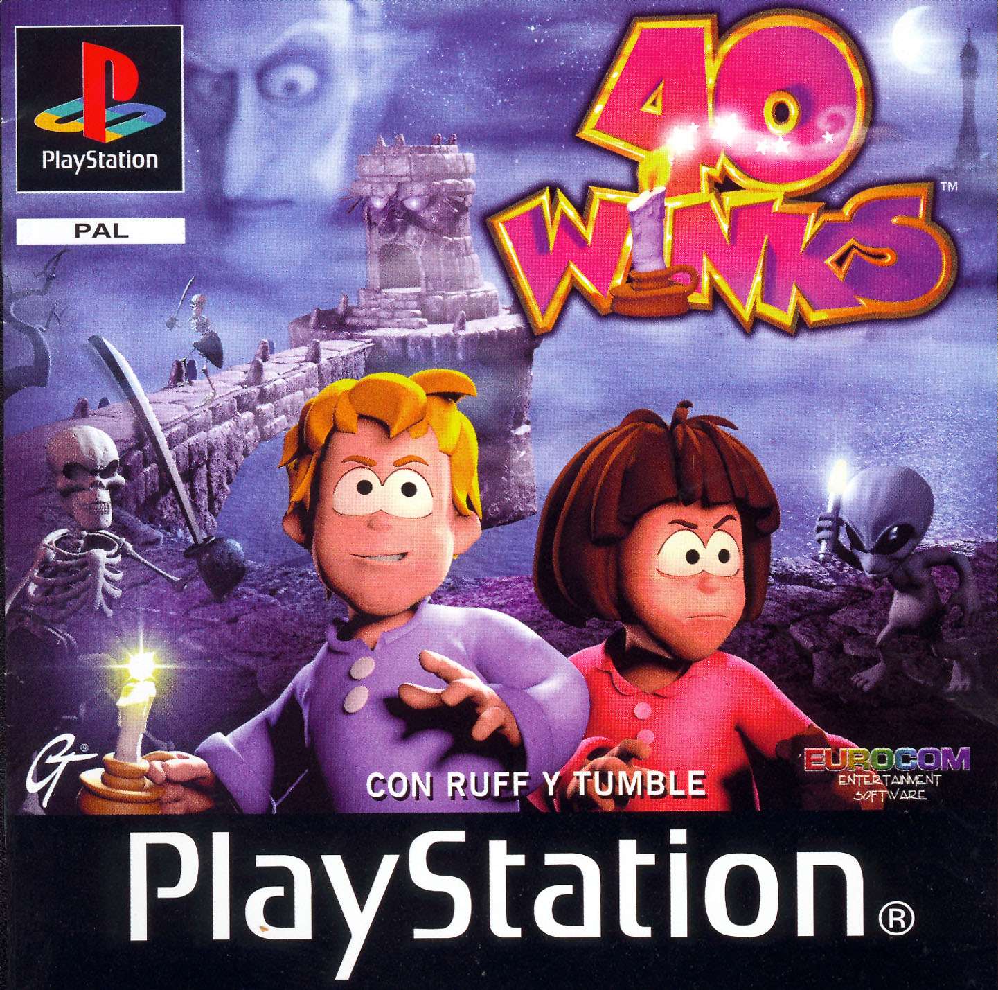 Portada de 40 Winks - con Ruff & Tumble · PAL España