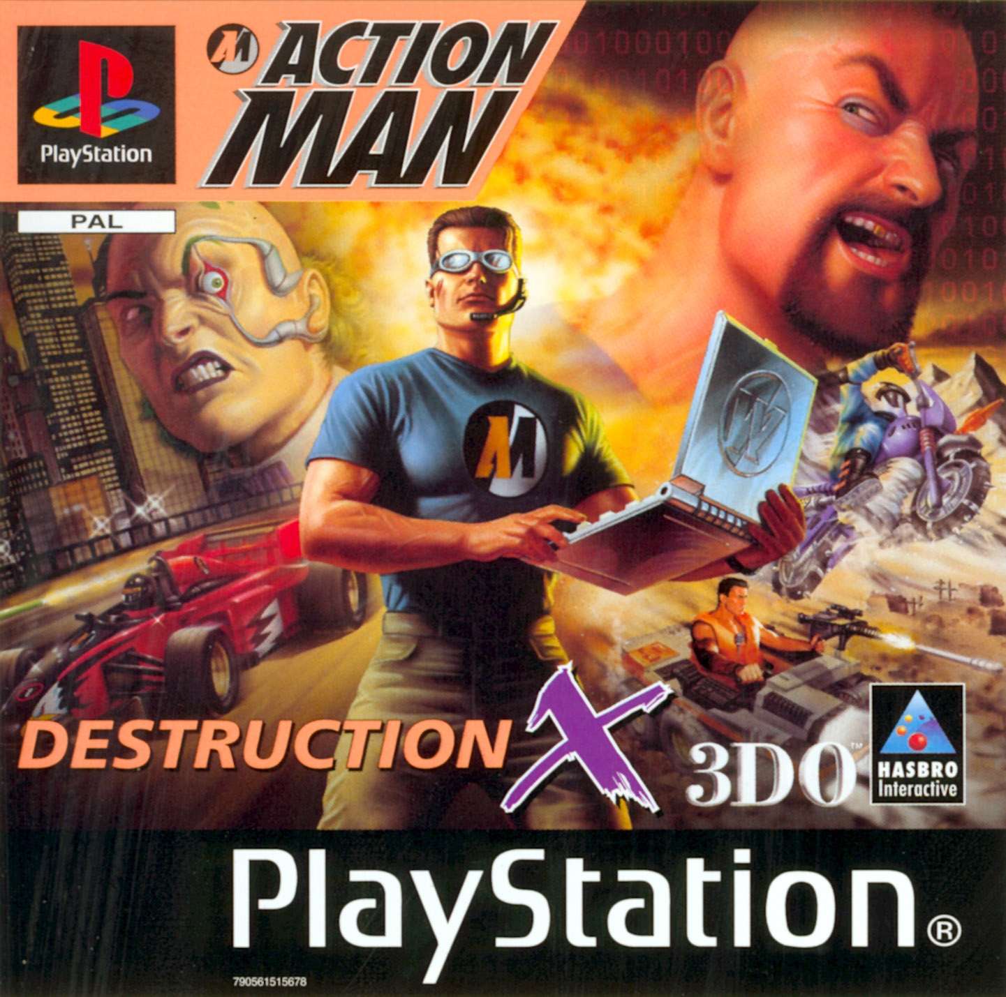 Portada de Action Man Destruction X · EU
