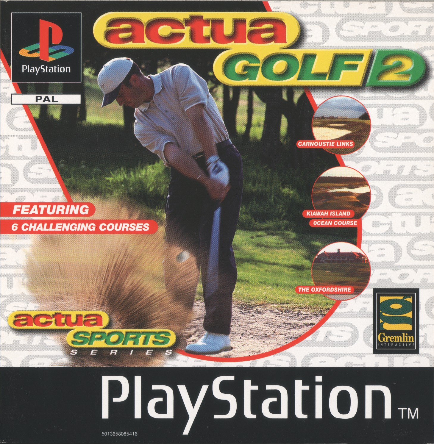 Portada de Actua Golf 2 · EU