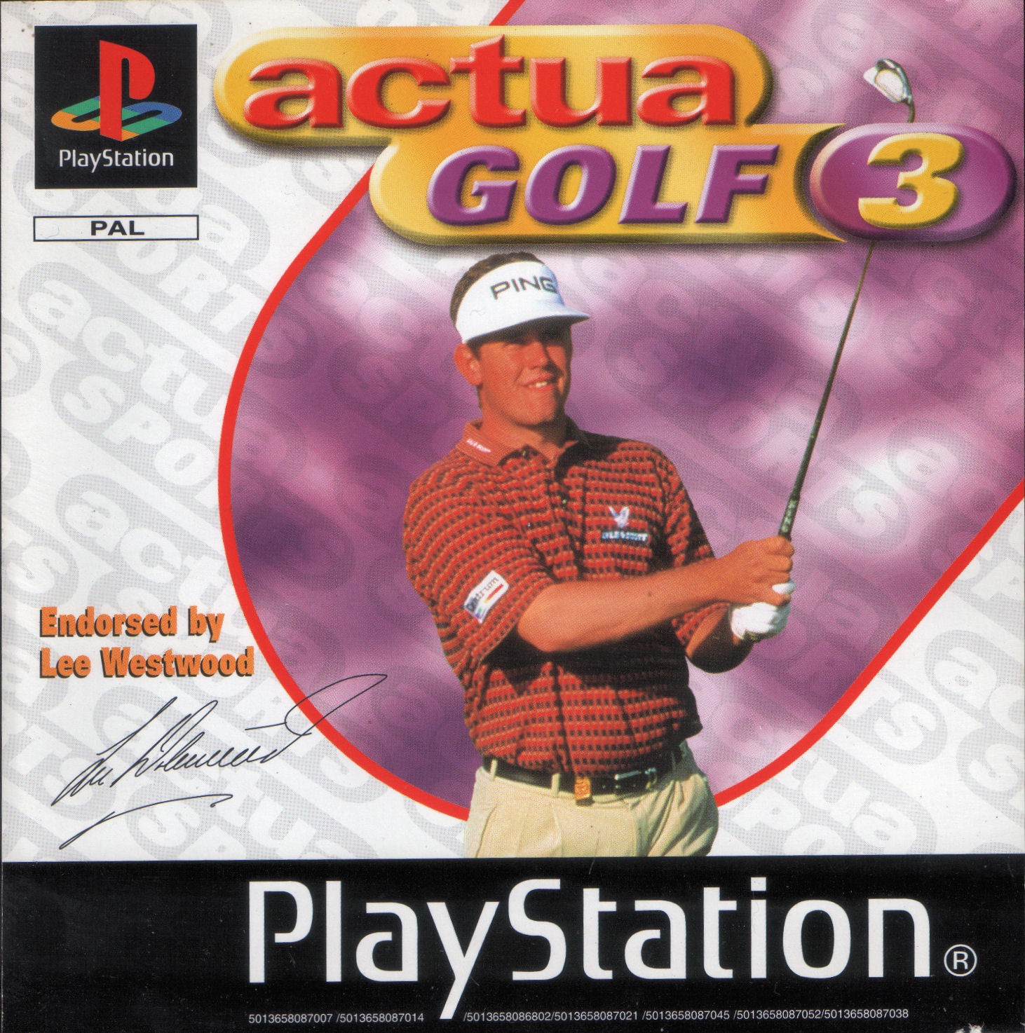 Portada de Actua Golf 3 · EU