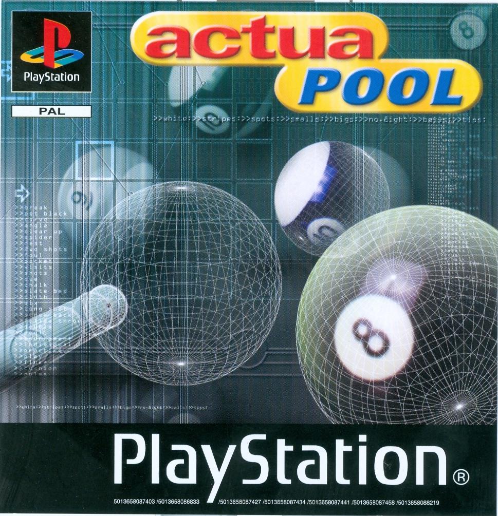 Portada de Actua Pool · PAL Europa