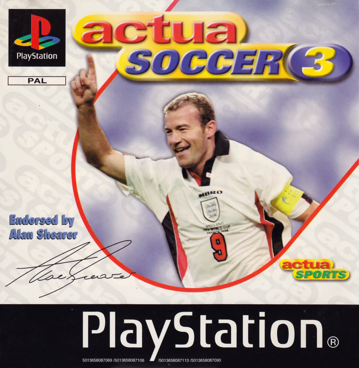 Portada de Actua Soccer 3 · EU