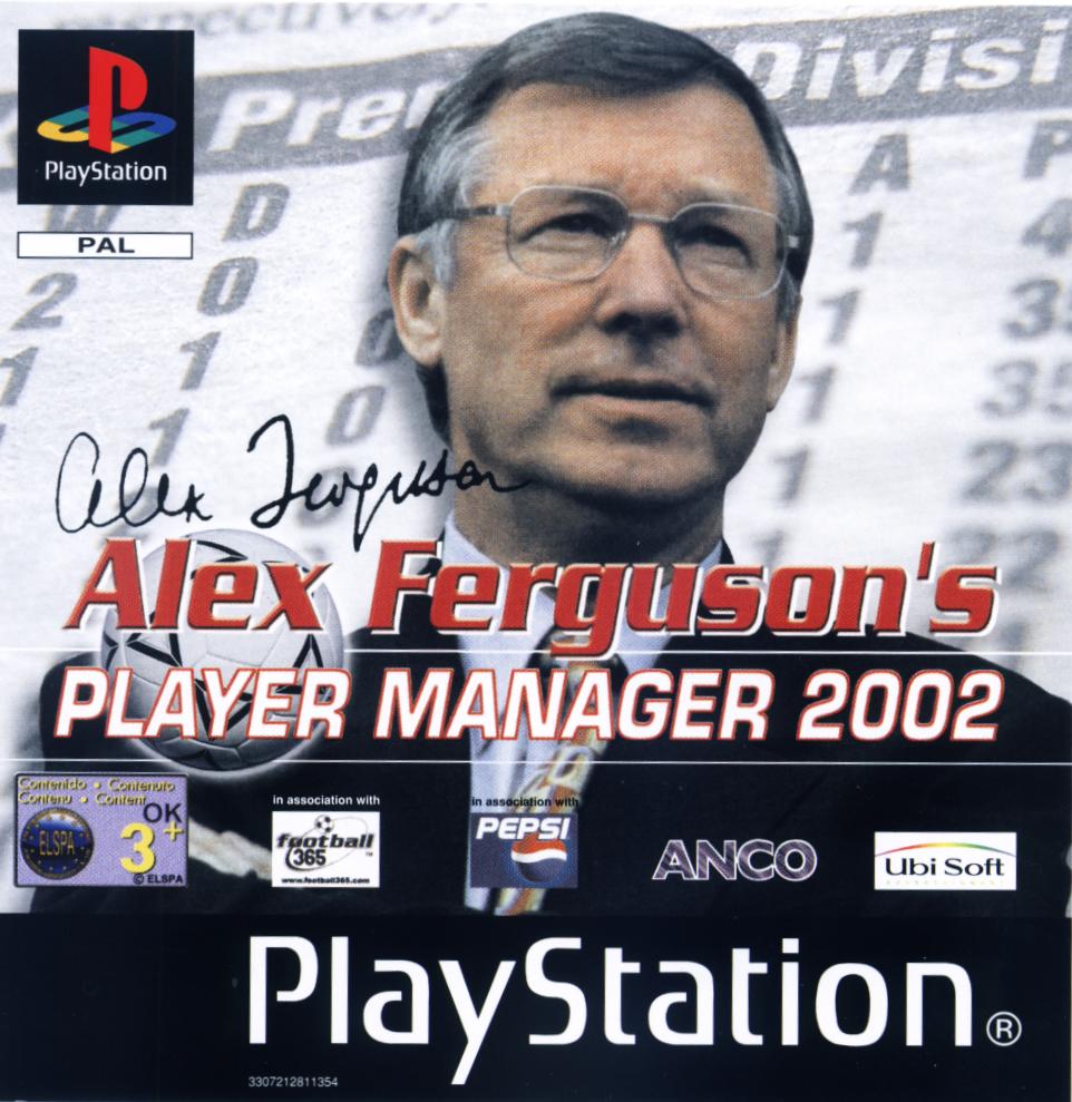 Portada de Alex Ferguson's Player Manager 2002 · EU