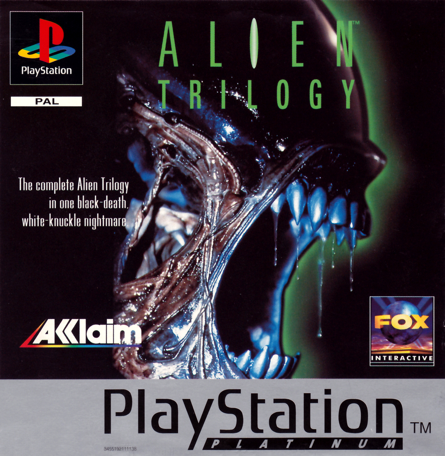 Portada · Platinum de Alien Trilogy · EU