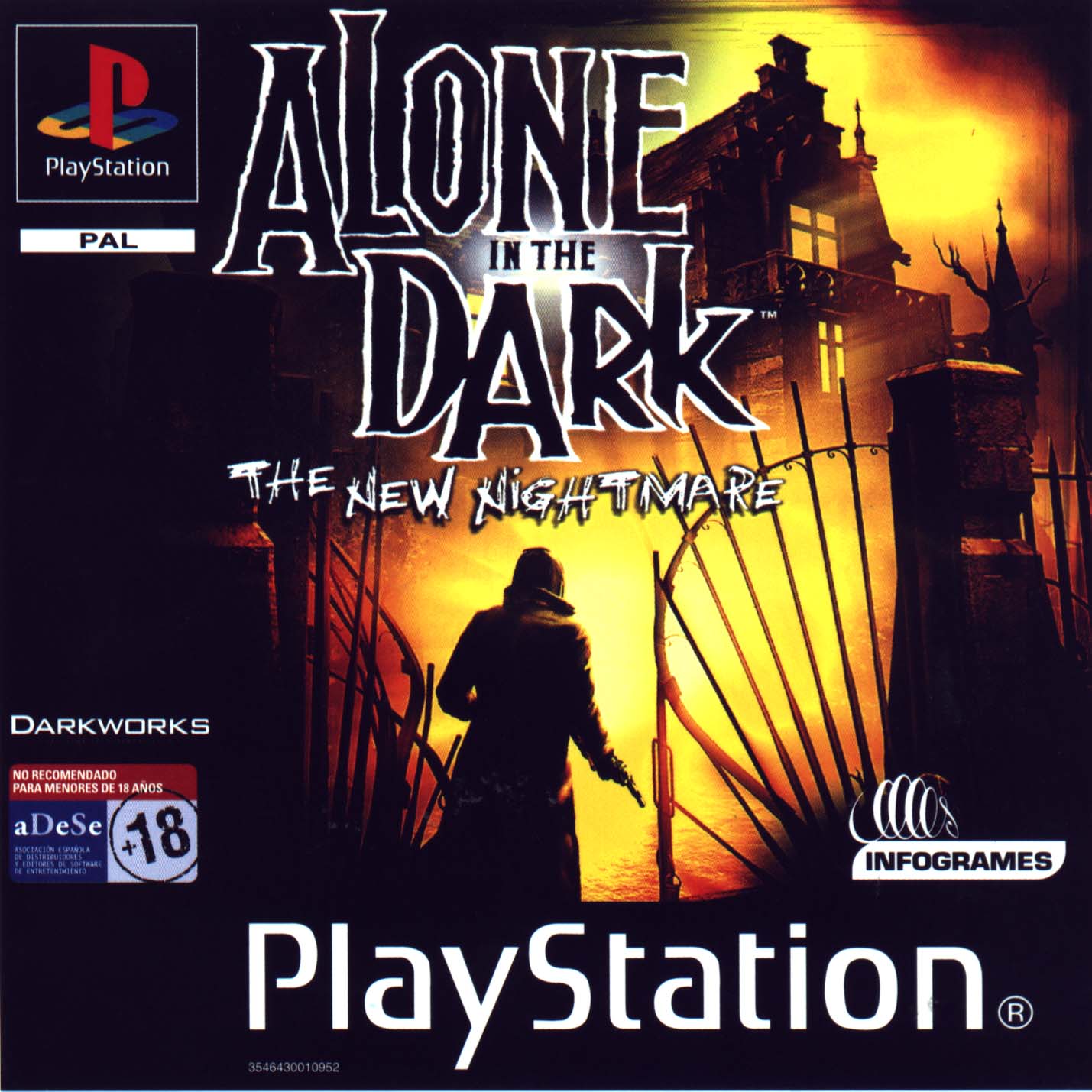 Portada de Alone in the Dark - The New Nightmare · PAL España