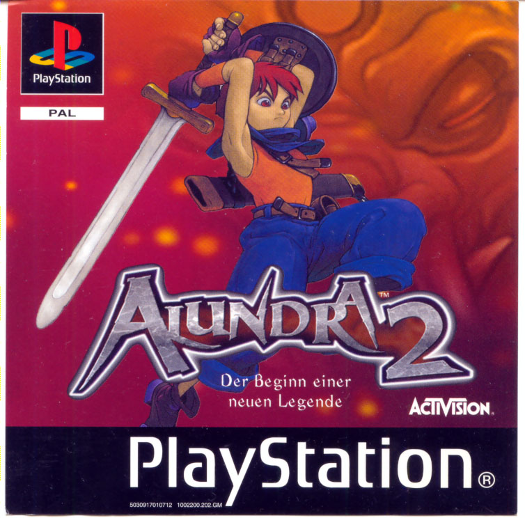 Portada de Alundra 2 · PAL Alemania
