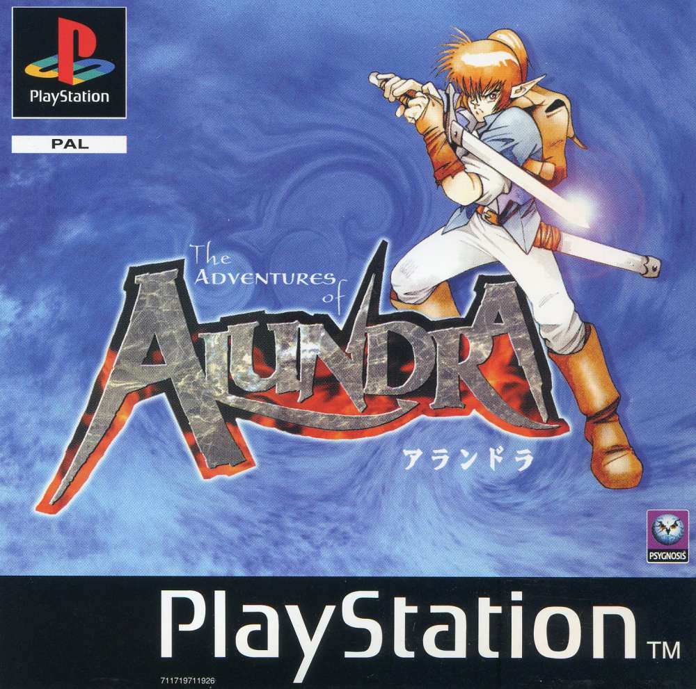 Portada de Alundra · PAL Europa