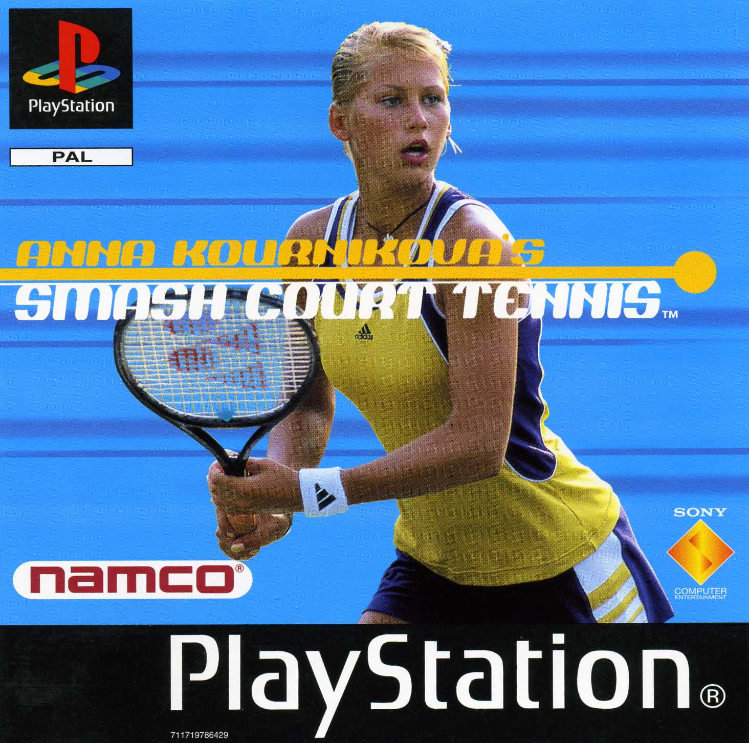 Portada de Anna Kournikova's Smash Court Tennis · PAL Europa