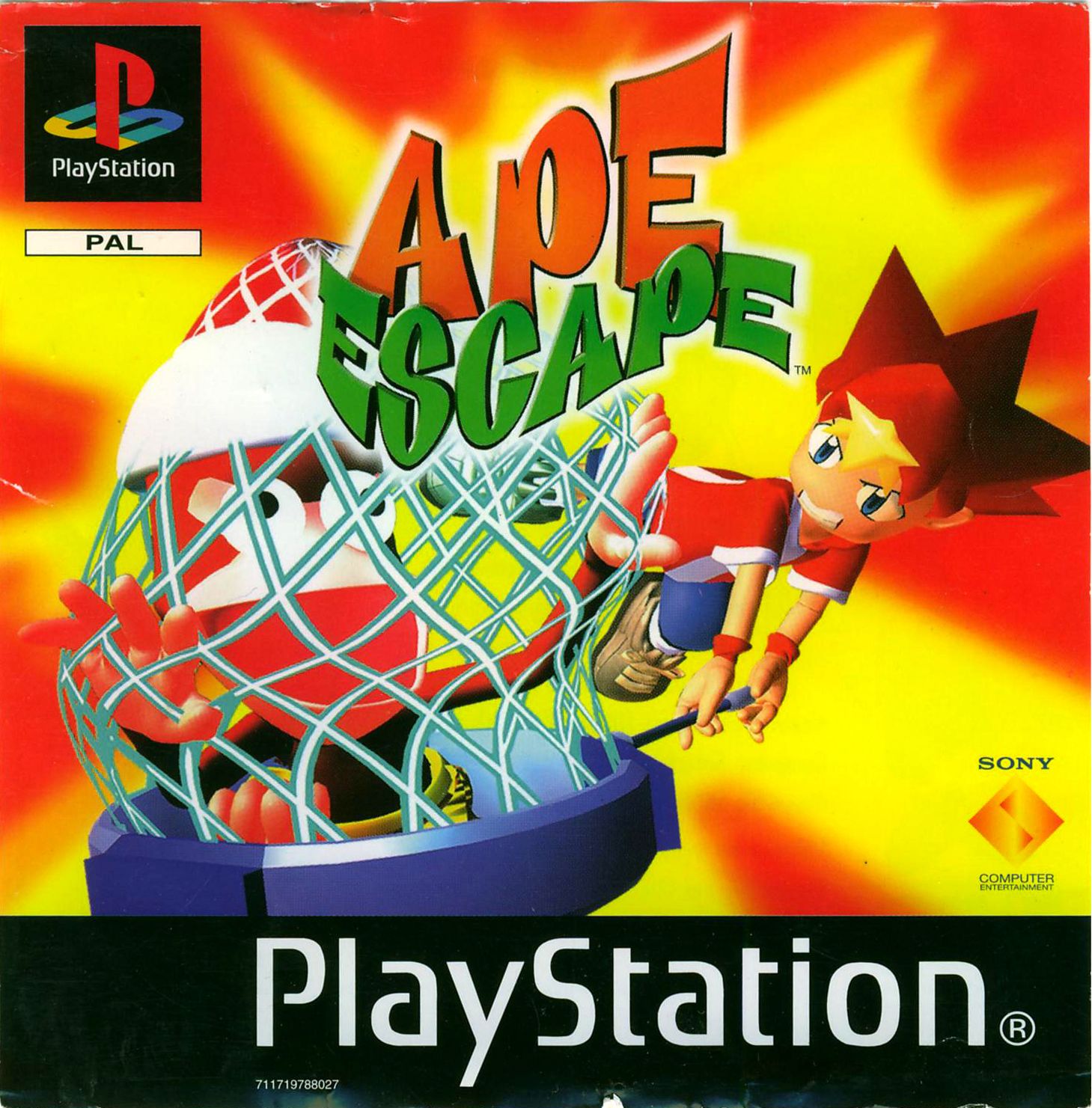 Portada de Ape Escape · PAL Francia
